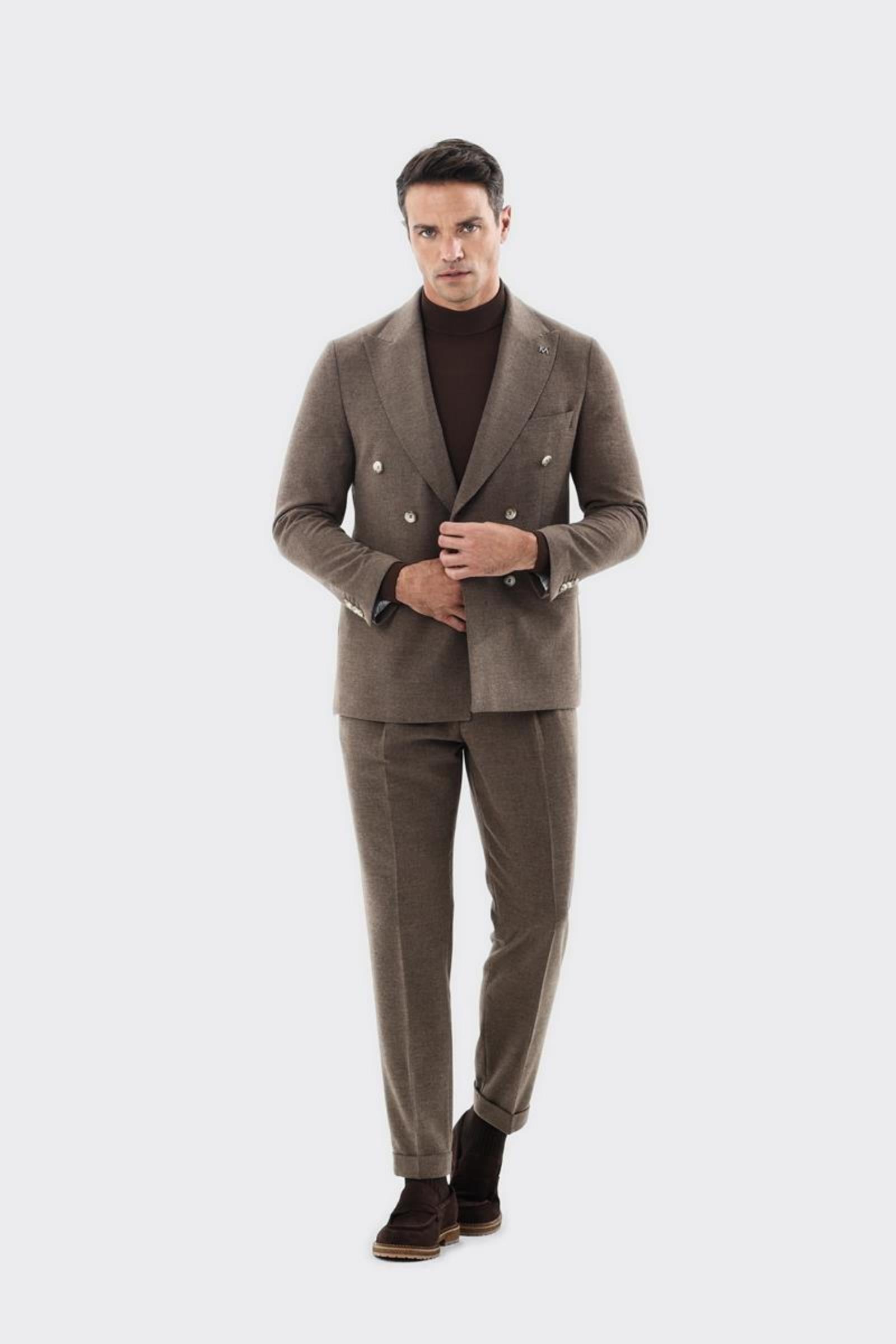 Erkek Kruvaze Ceket-KAX5850W