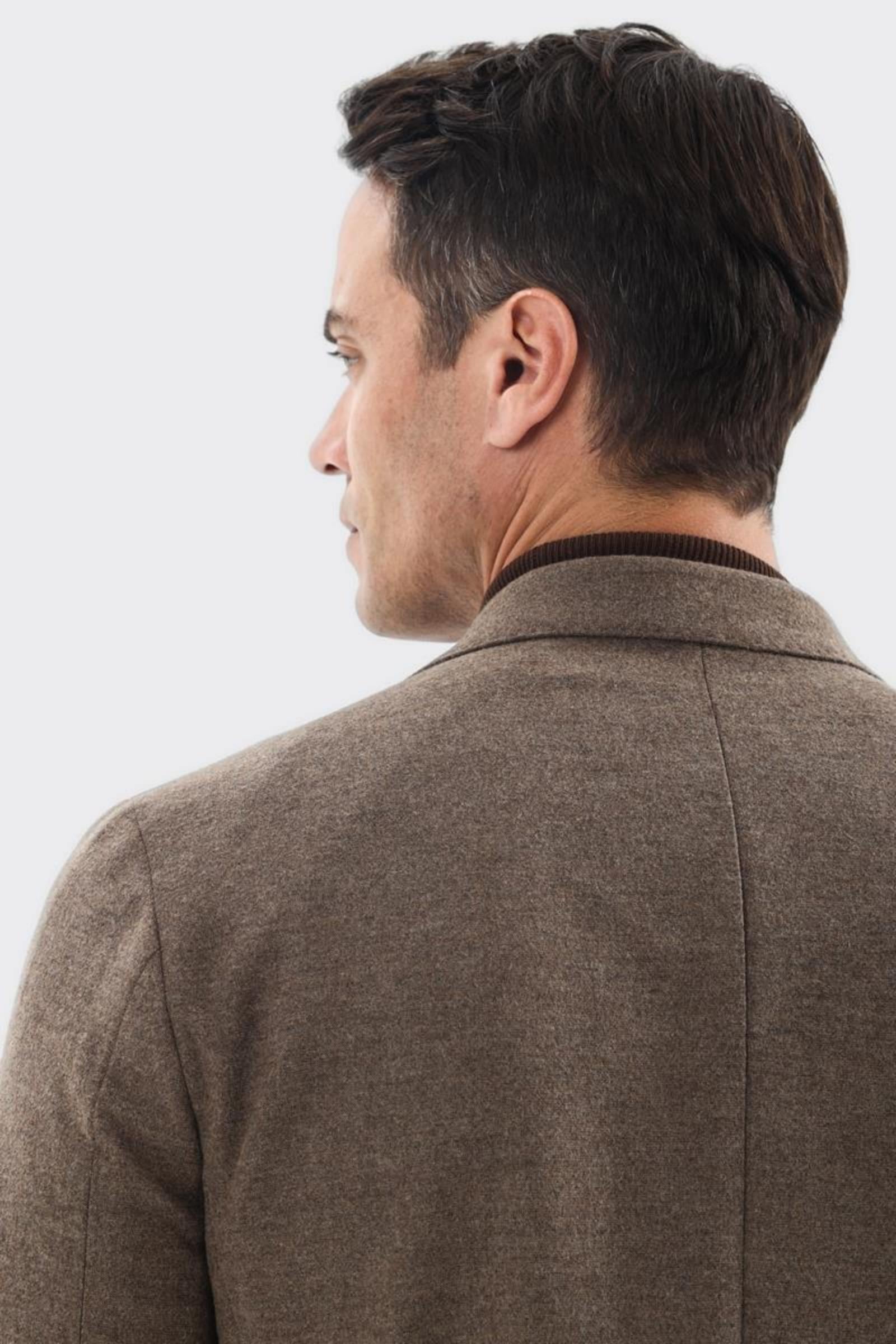 Erkek Kruvaze Ceket-KAX5850W