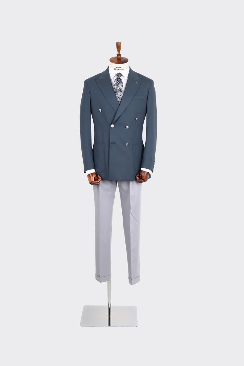 Erkek Kruvaze Ceket-KAX5230S