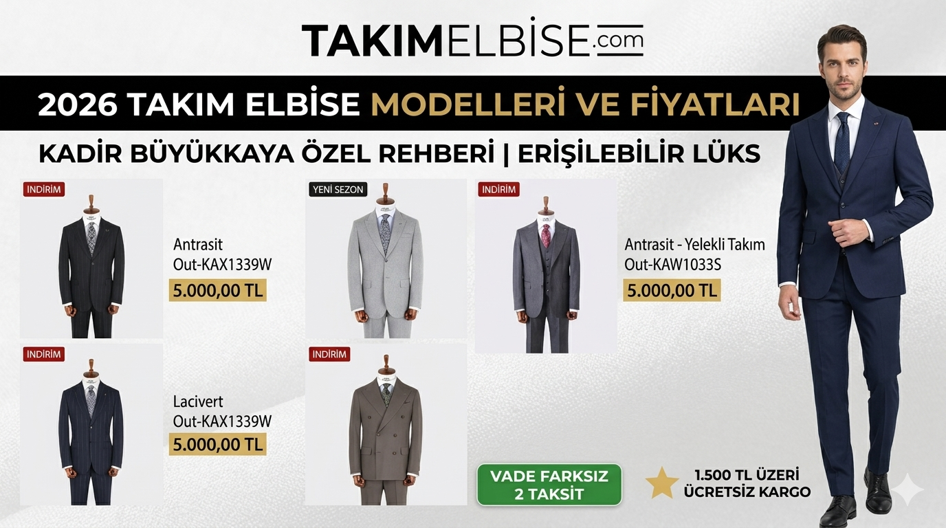 2026 Takım Elbise Modelleri