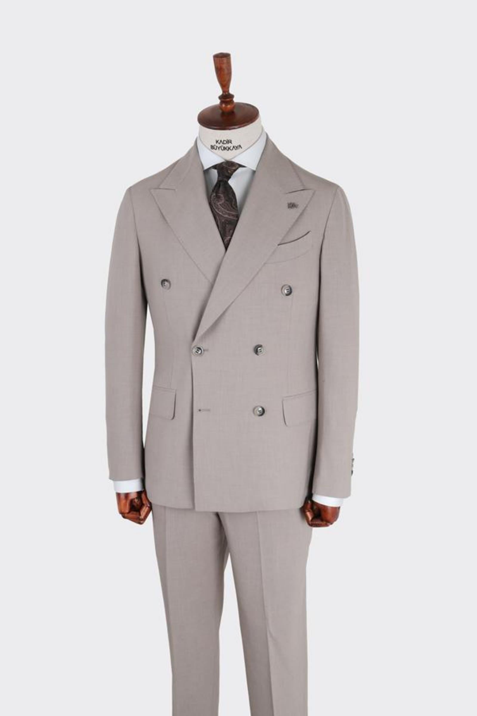 Erkek Kruvaze Takım Elbise-KAB1235S
