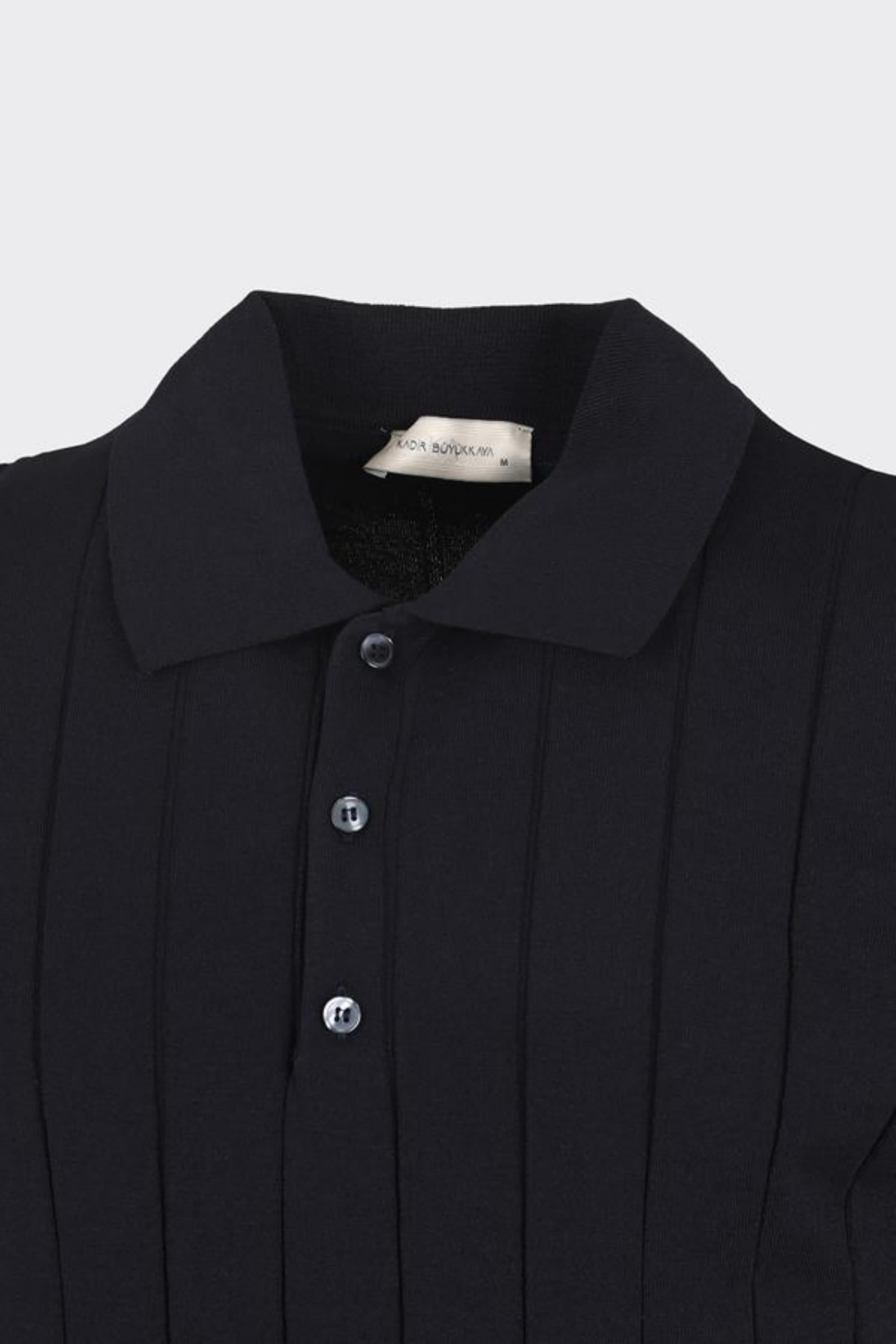 Düğmeli Polo Yaka Kısa Kol Erkek T-Shirt-KAB6016S