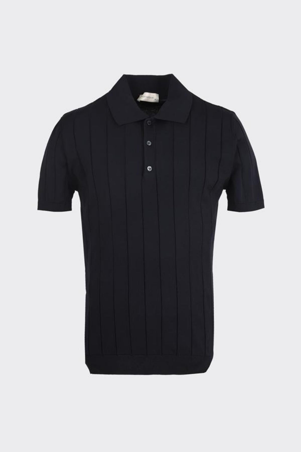 Düğmeli Polo Yaka Kısa Kol Erkek T-Shirt