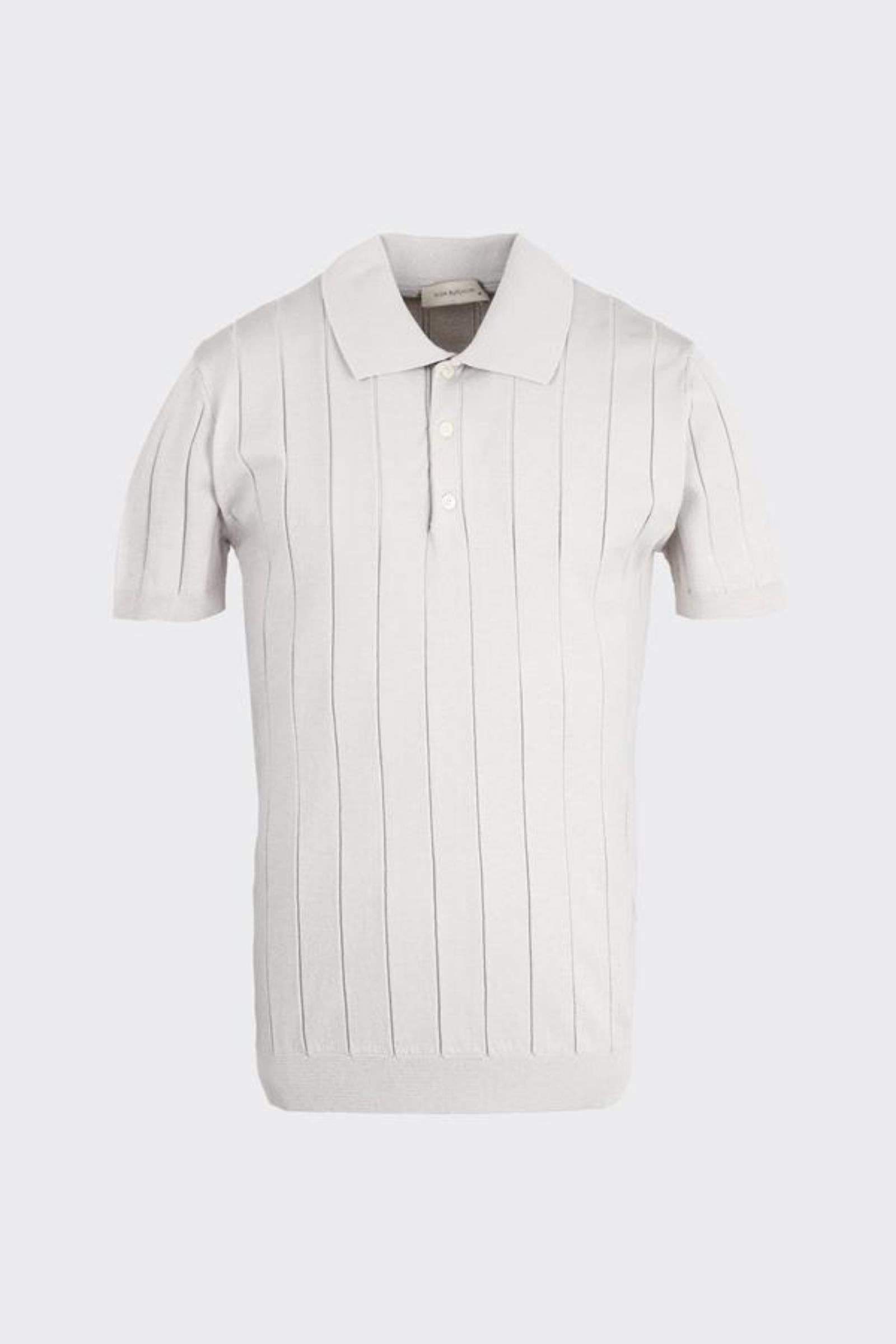 Düğmeli Polo Yaka Kısa Kol Erkek T-Shirt-KAB6016S