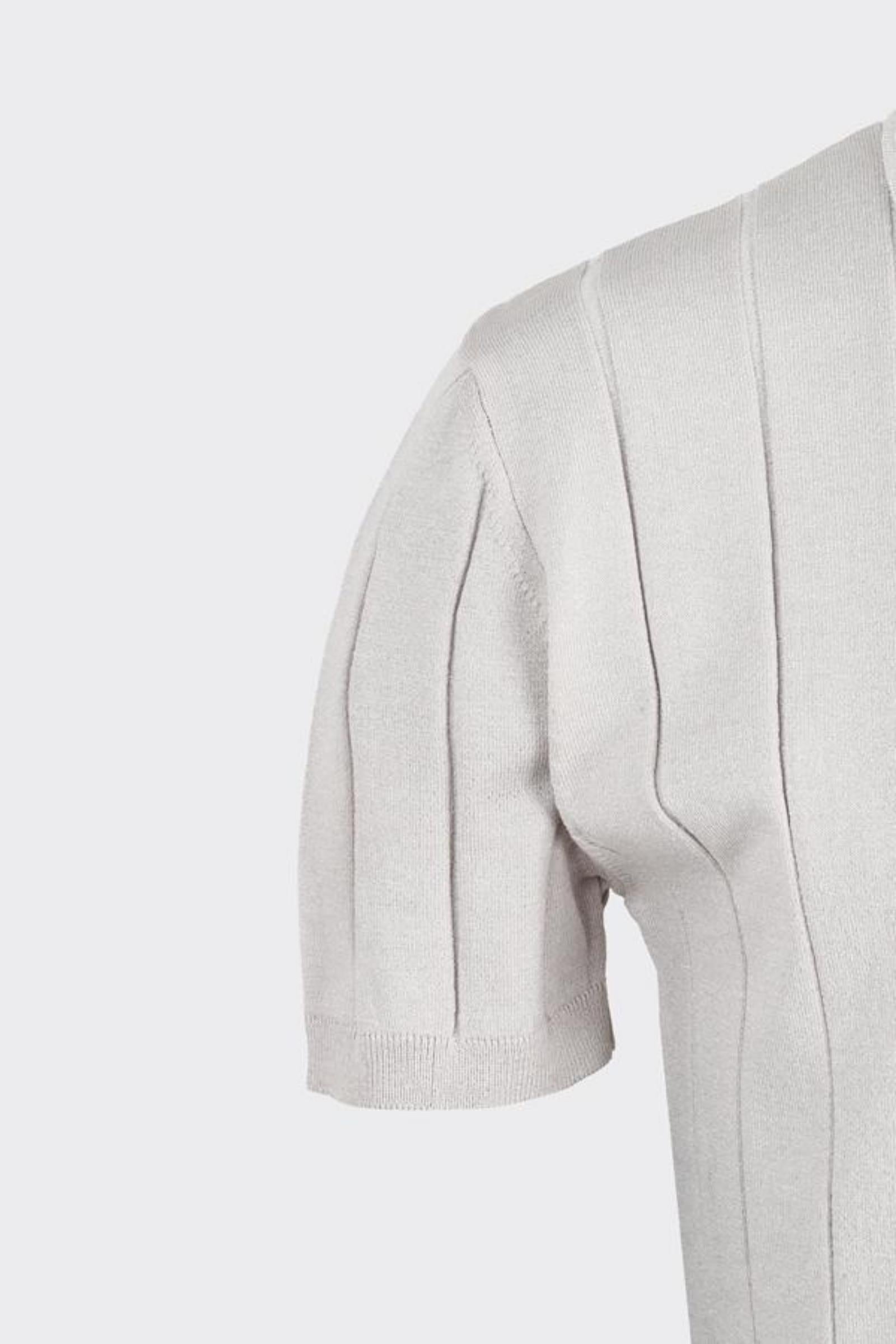 Düğmeli Polo Yaka Kısa Kol Erkek T-Shirt-KAB6016S