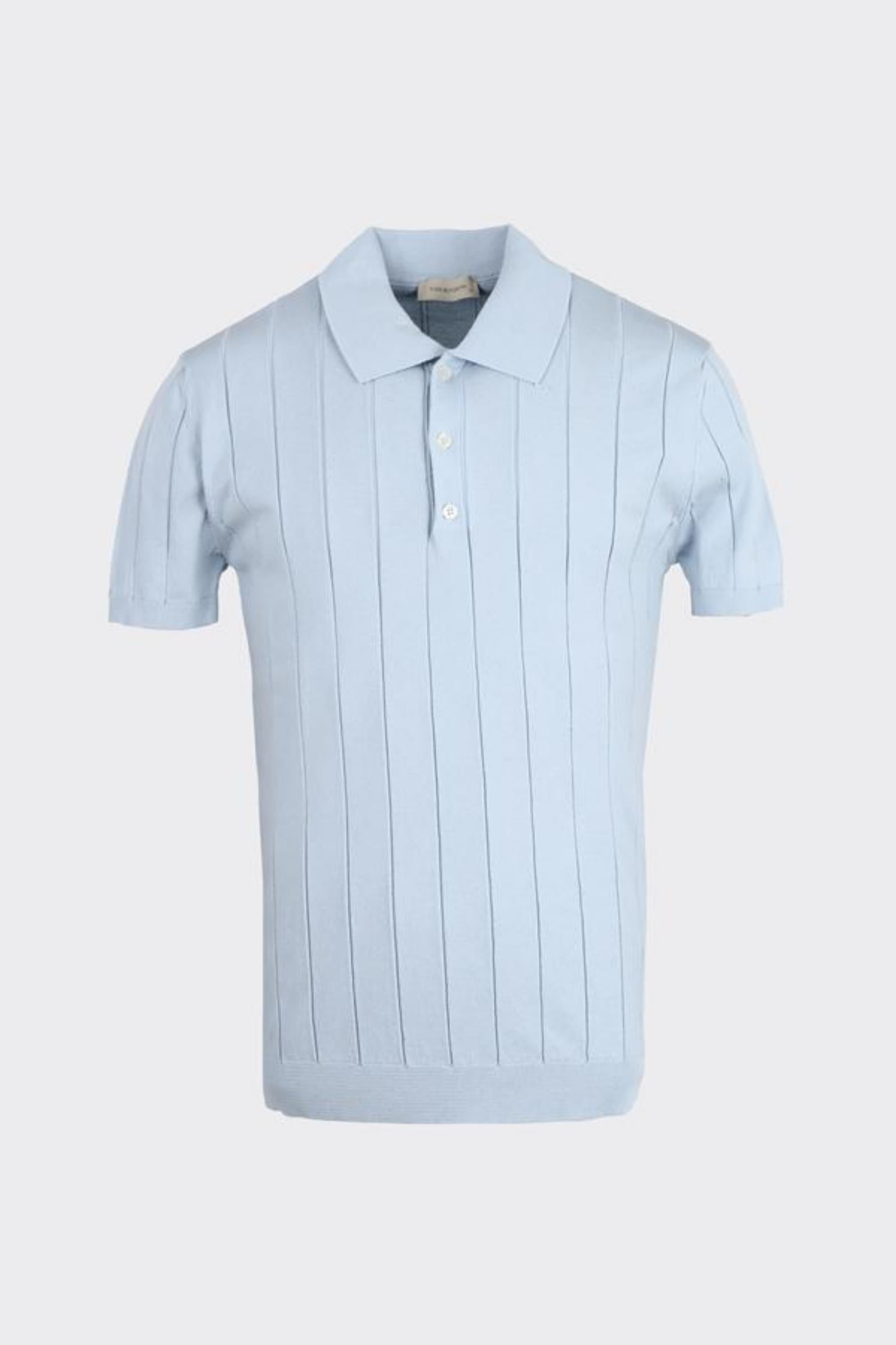 Düğmeli Polo Yaka Kısa Kol Erkek T-Shirt-KAB6016S