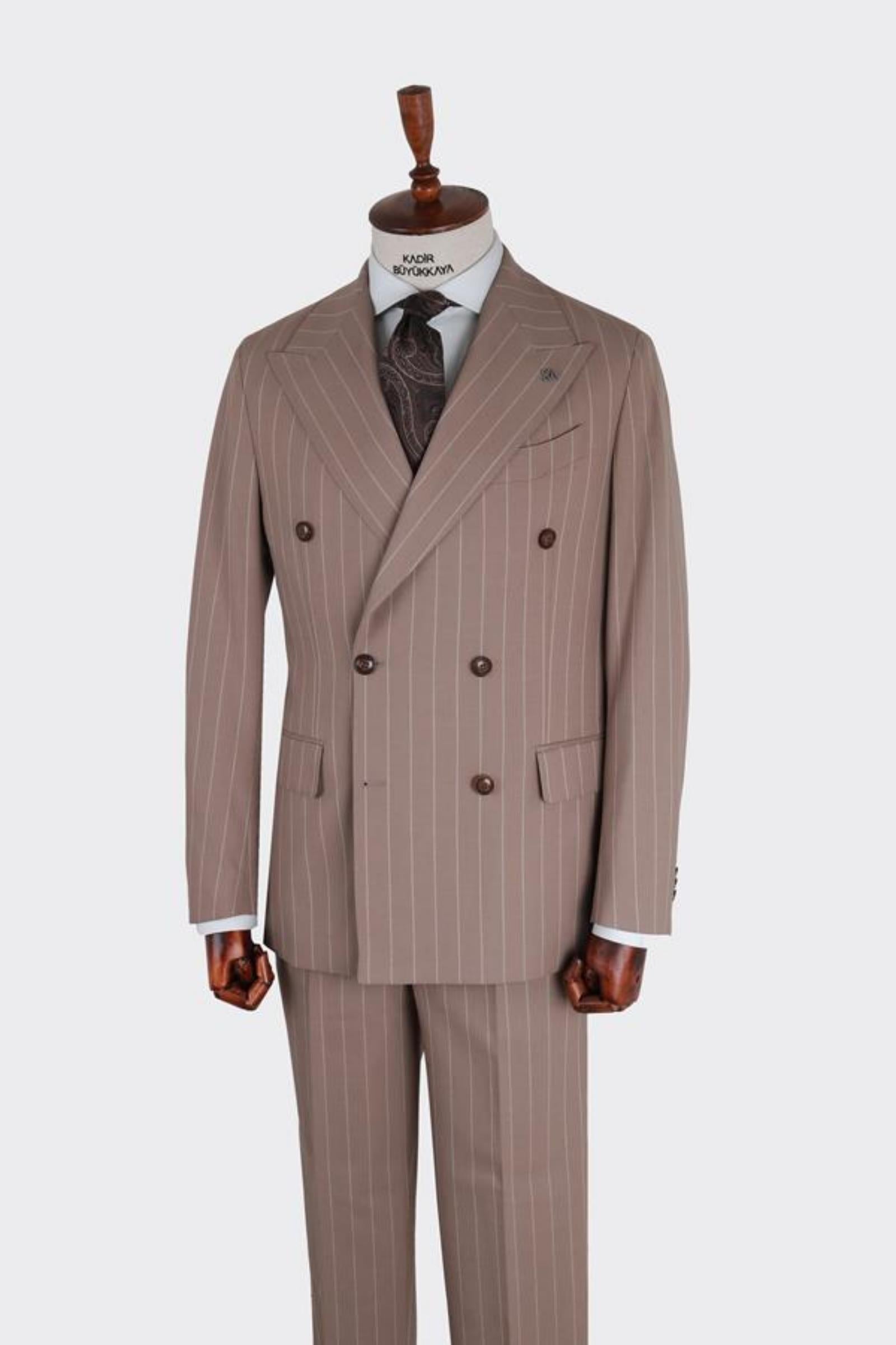 Erkek Kruvaze Takım Elbise-KAB1228S