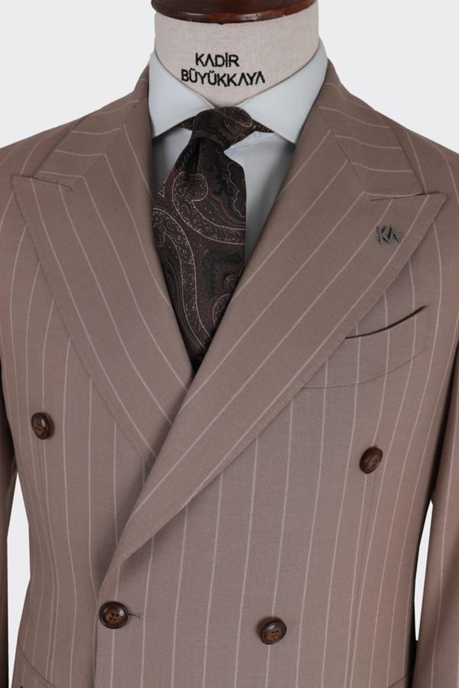 Erkek Kruvaze Takım Elbise-KAB1228S