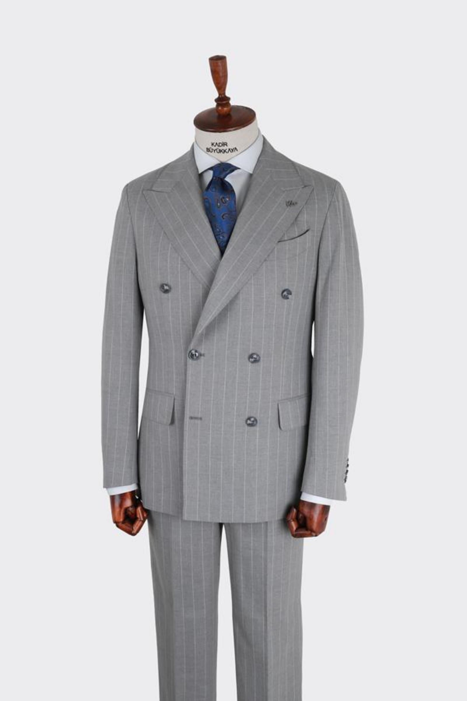 Erkek Kruvaze Takım Elbise-KAB1228S