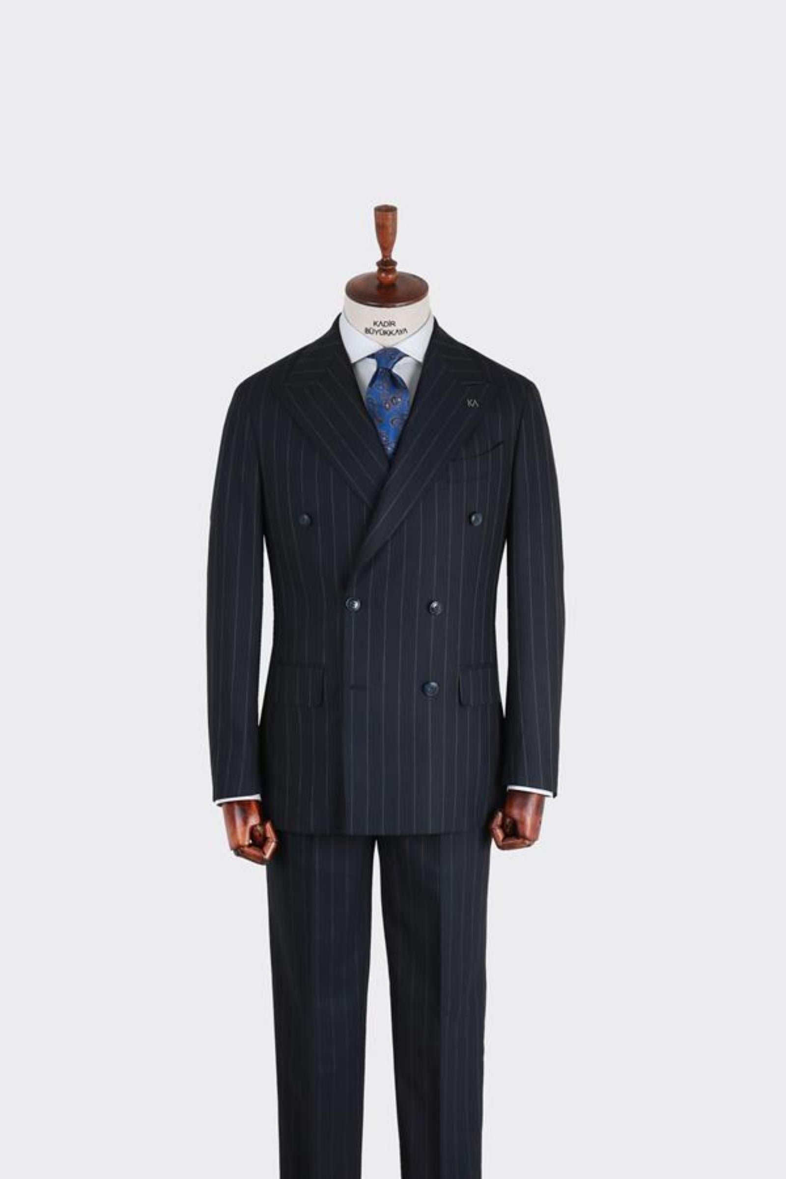 Erkek Kruvaze Takım Elbise-KAB1228S