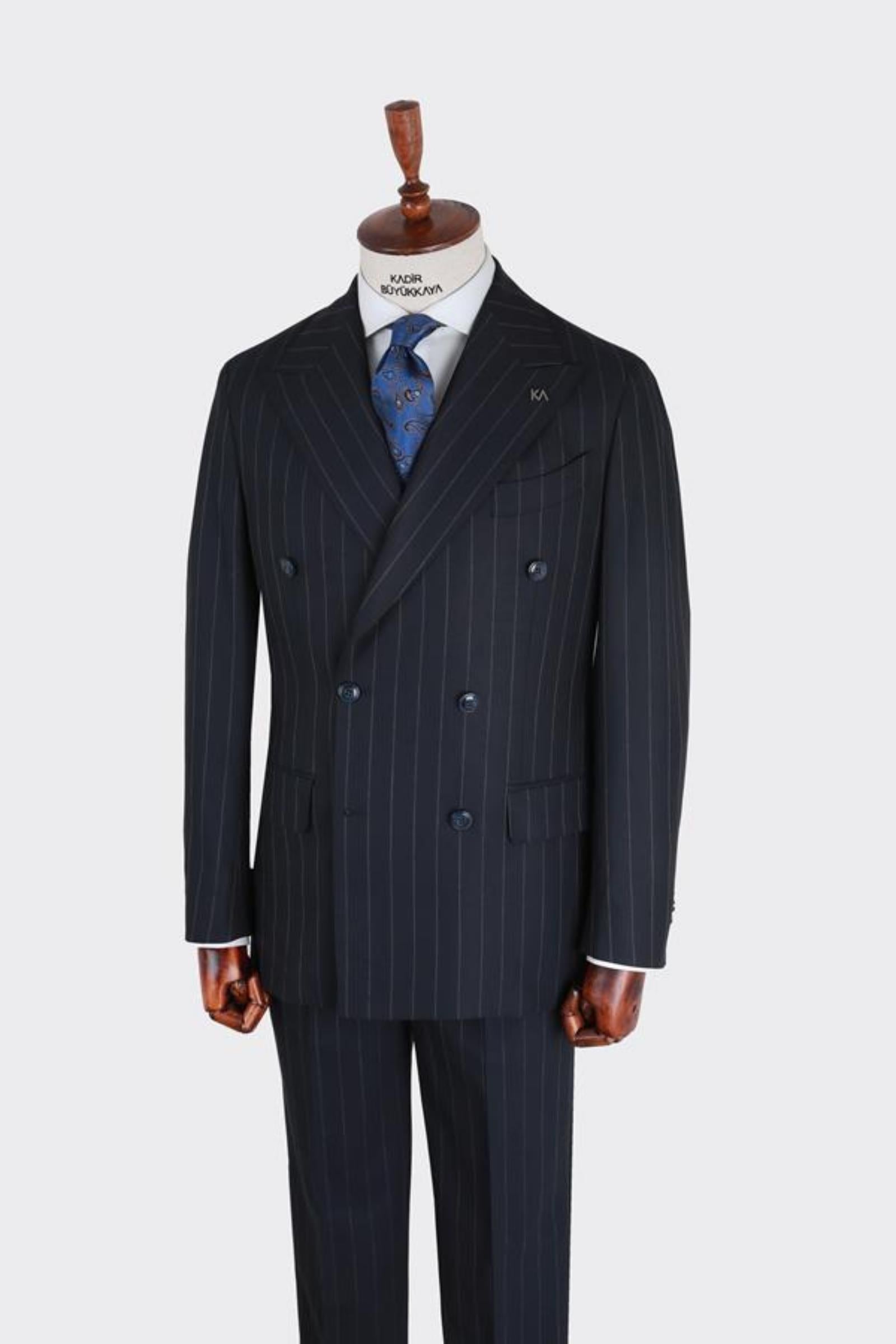 Erkek Kruvaze Takım Elbise-KAB1228S