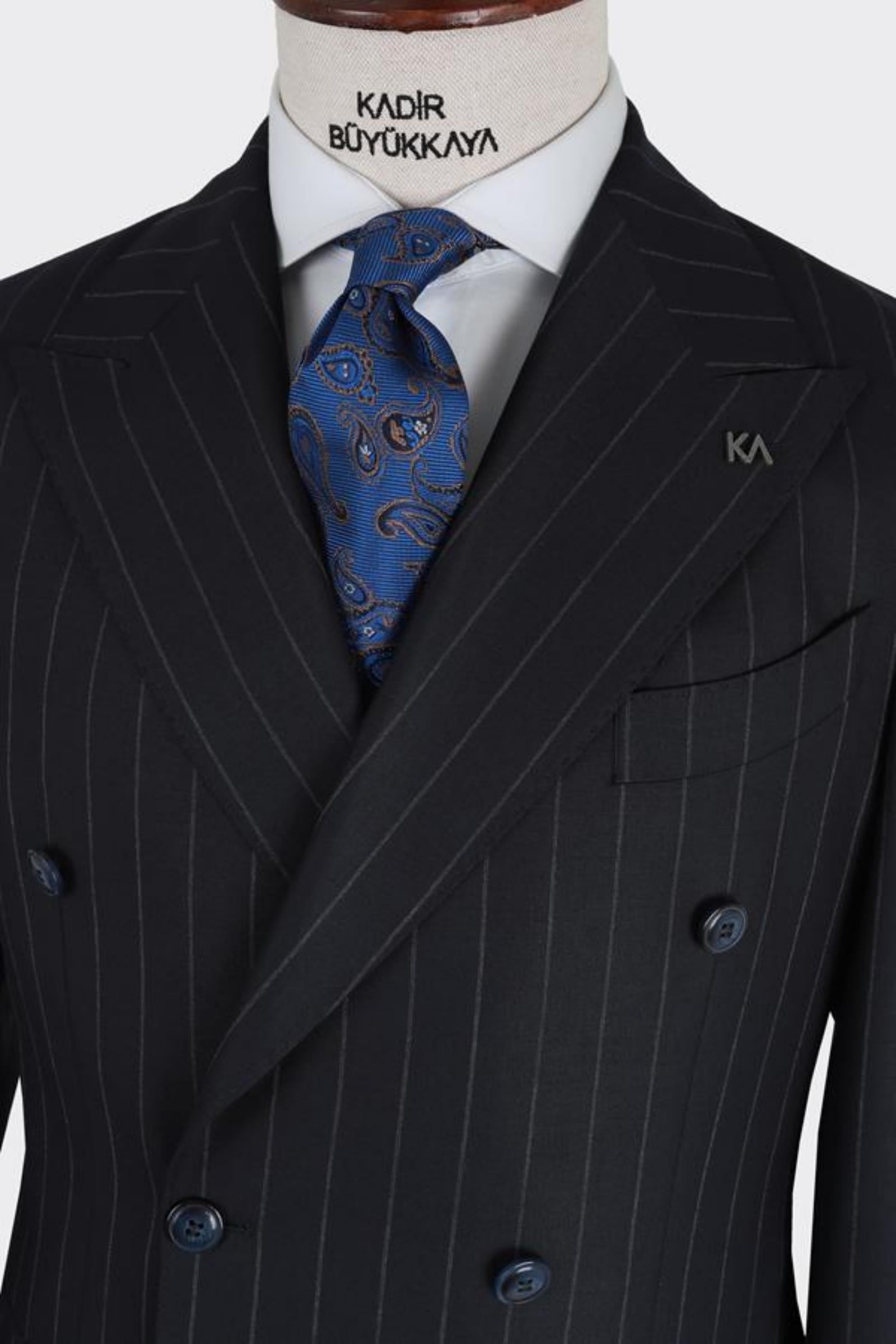 Erkek Kruvaze Takım Elbise-KAB1228S