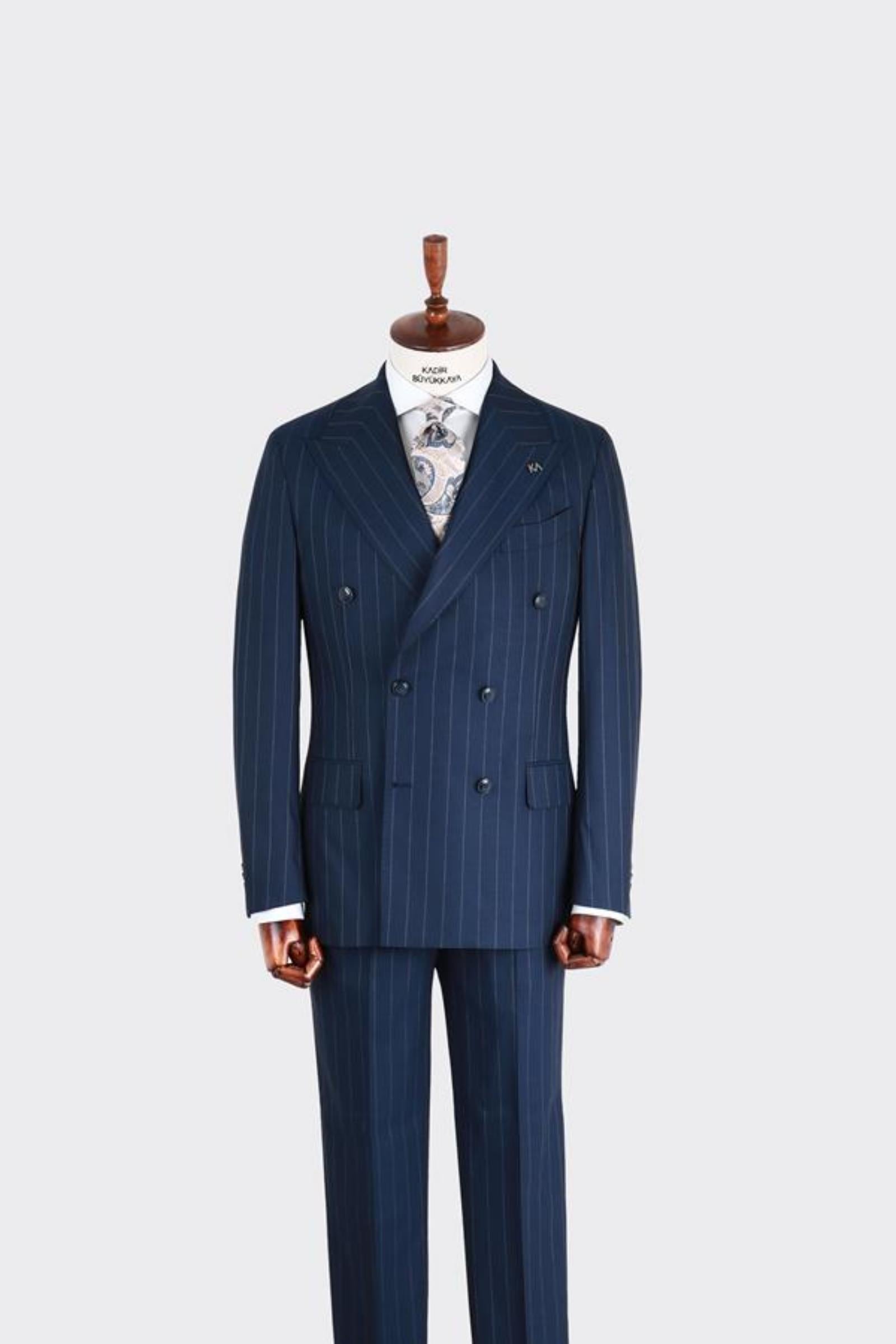 Erkek Kruvaze Takım Elbise-KAB1228S