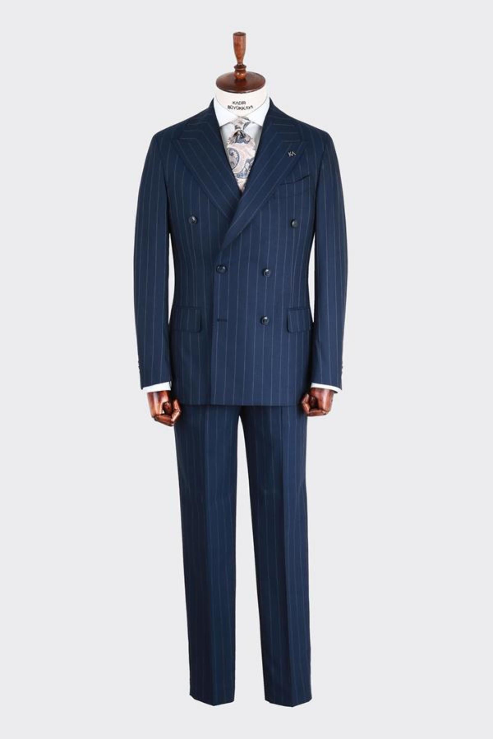 Erkek Kruvaze Takım Elbise-KAB1228S
