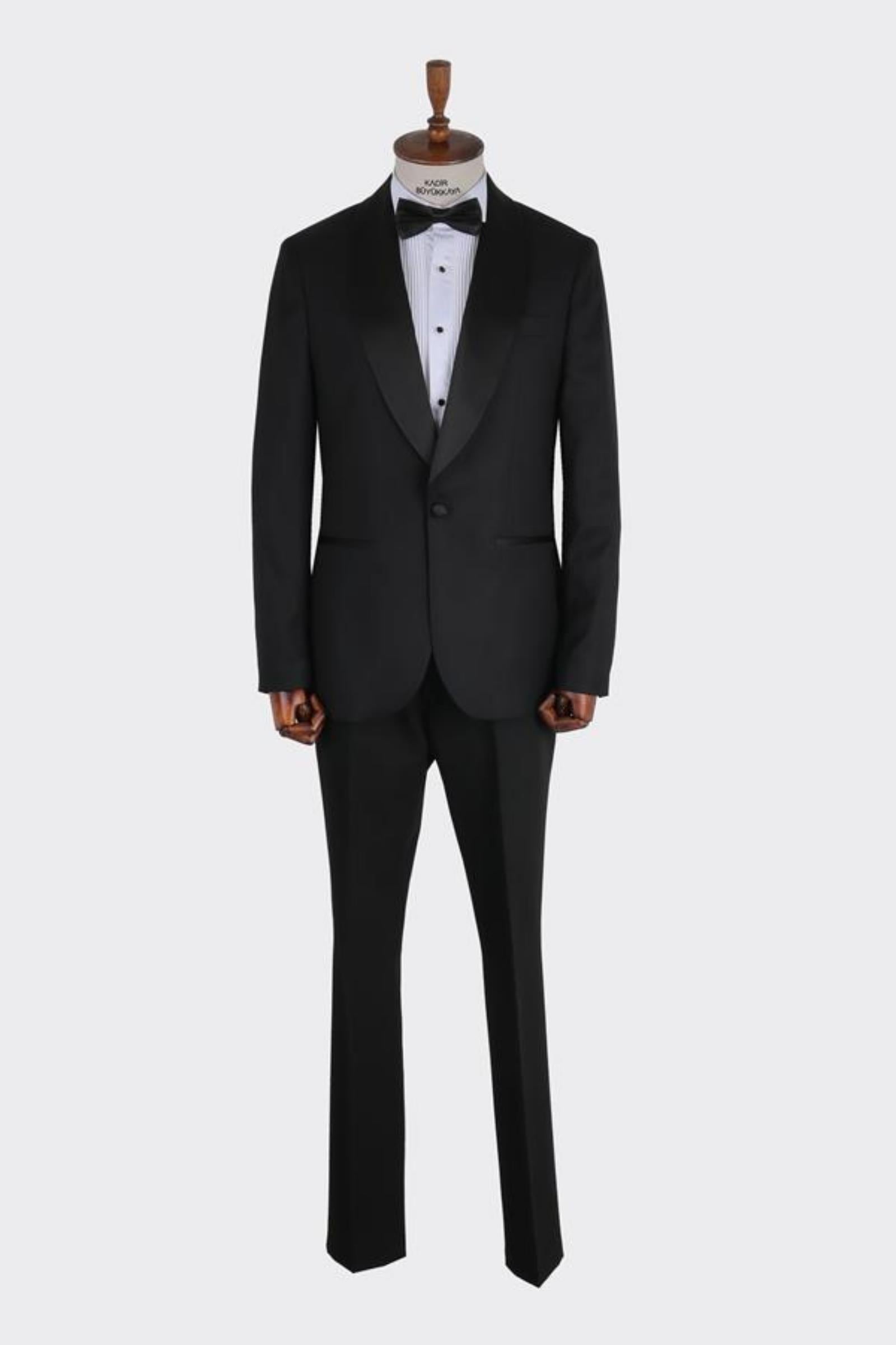 Erkek Siyah Smokin-KAB1517S