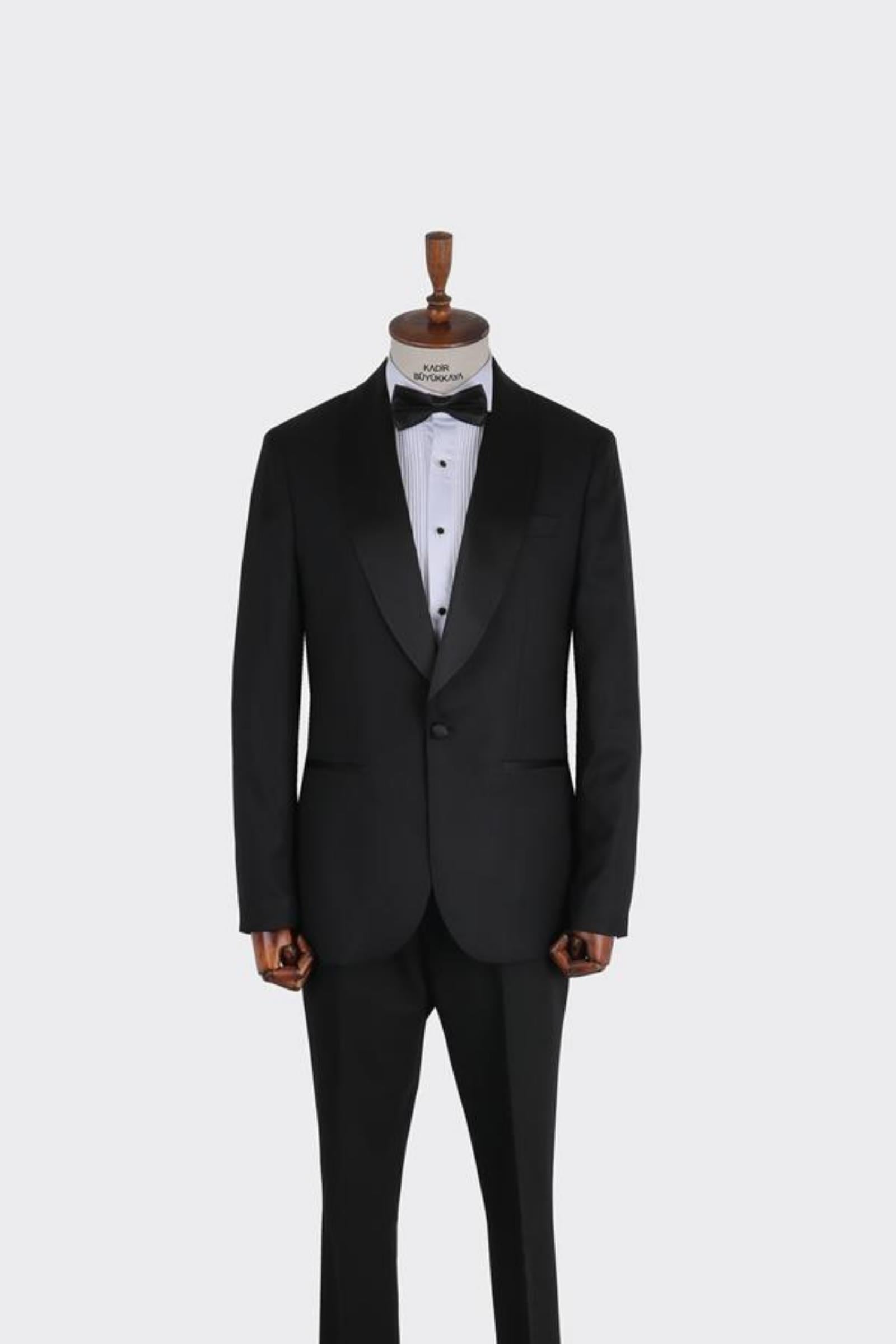 Erkek Siyah Smokin-KAB1517S