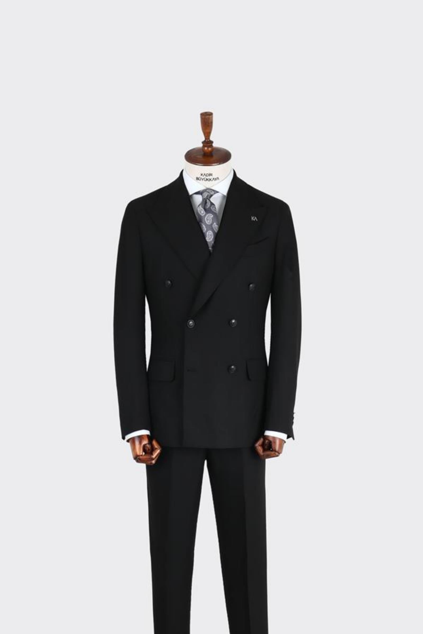 Erkek Kruvaze Takım Elbise-KAB1230S