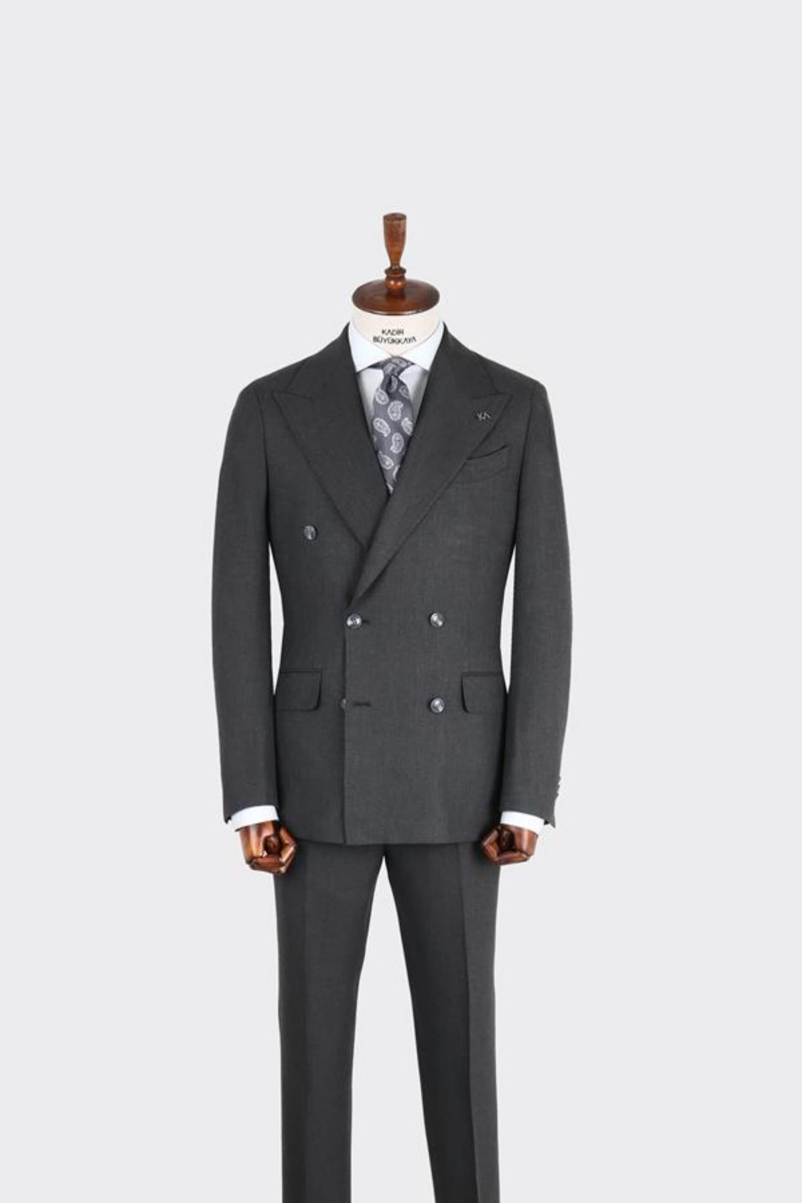 Erkek Kruvaze Takım Elbise-KAB1230S