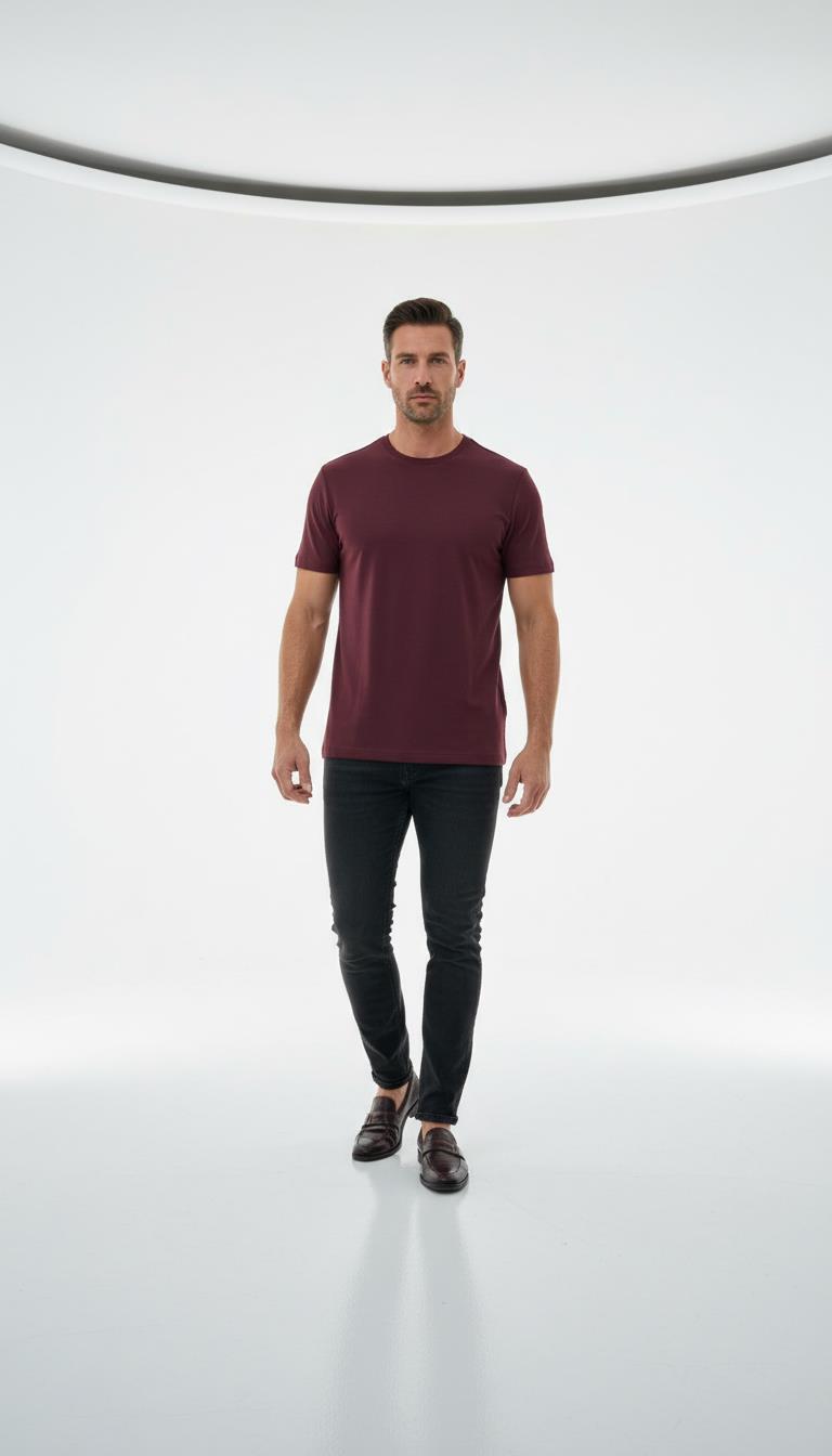 Bis.Yaka K.Kol T-Shirt-KAB6225S