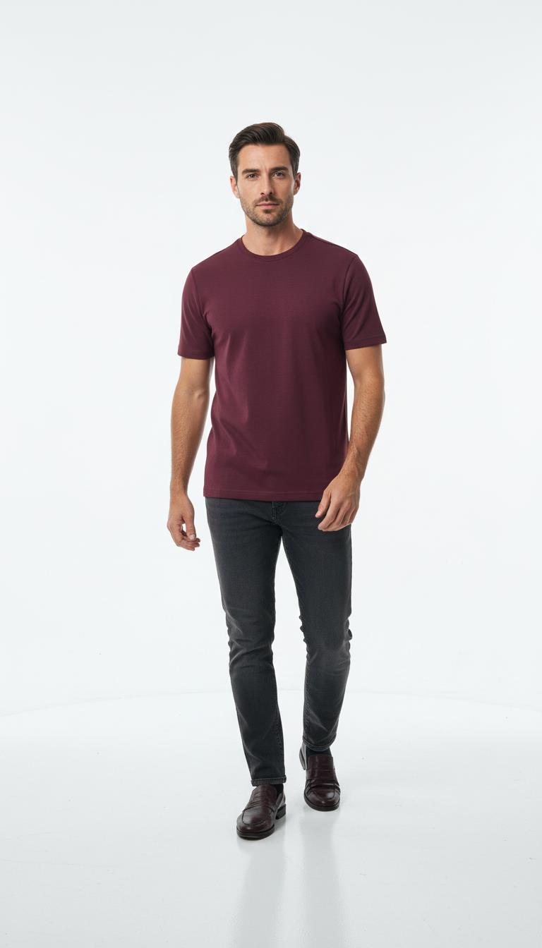 Bis.Yaka K.Kol T-Shirt-KAB6225S