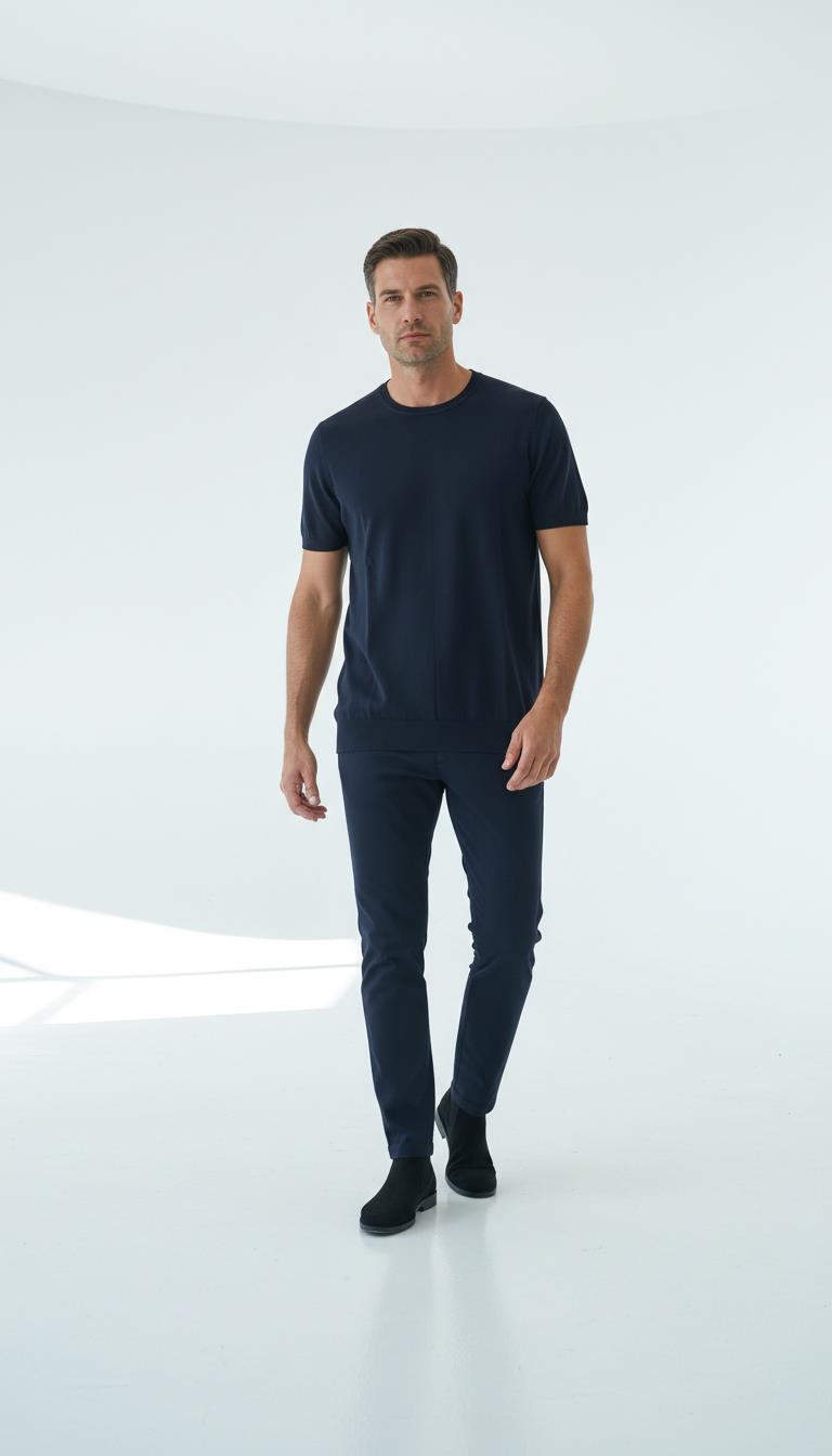 Bis.Yaka K.Kol T-Shirt Out-KAB6211S