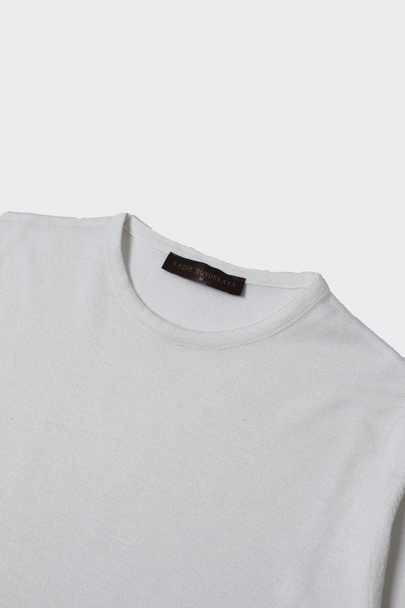 Bisiklet Yaka Triko Erkek Kazak-KAW6600W