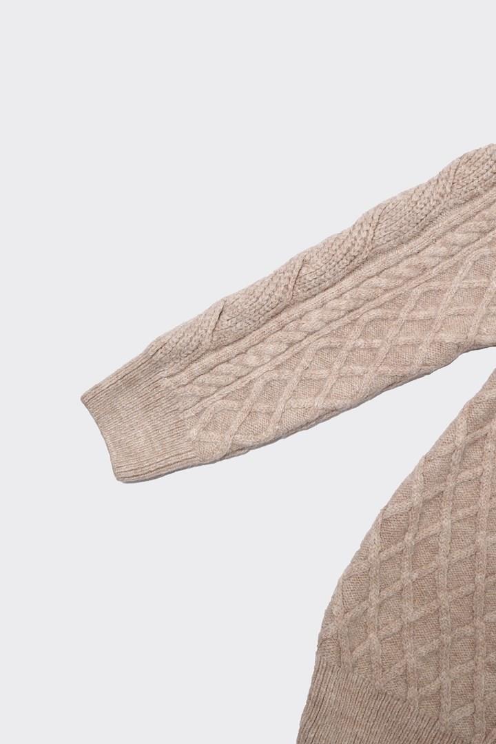 Bisiklet Yaka Erkek Pamuklu Klasik Kazak-KAW6901W