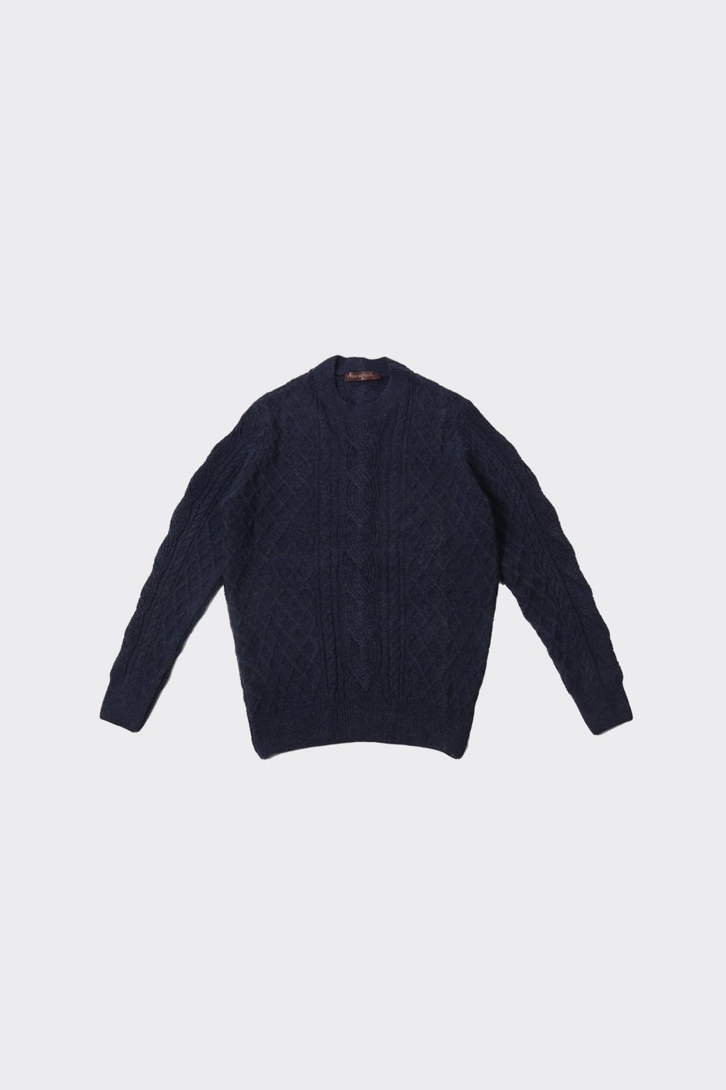 Bisiklet Yaka Erkek Pamuklu Klasik Kazak-KAW6901W