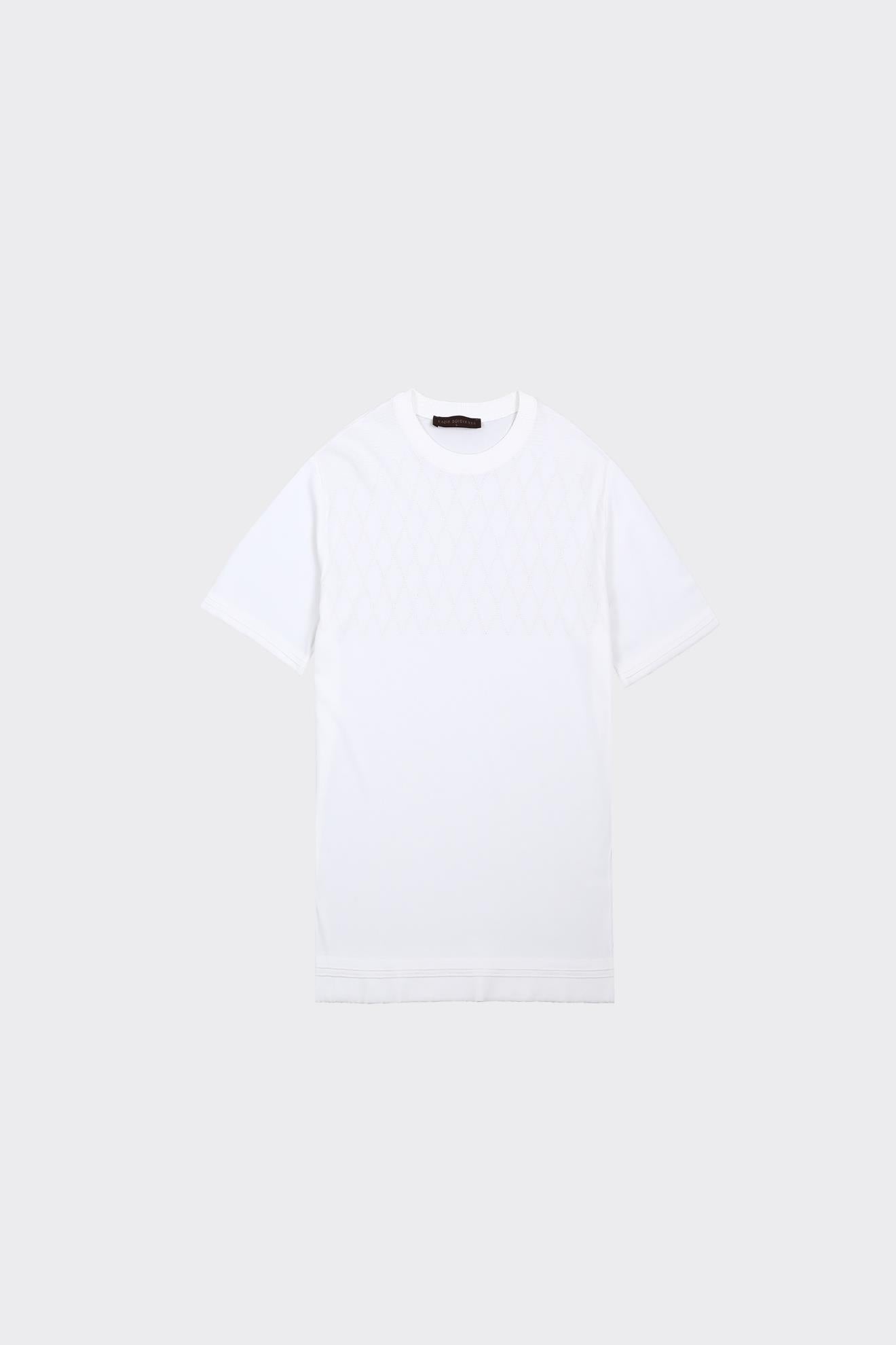 Bisiklet Yaka Kısa Kol Erkek T-Shirt-KAX6220S