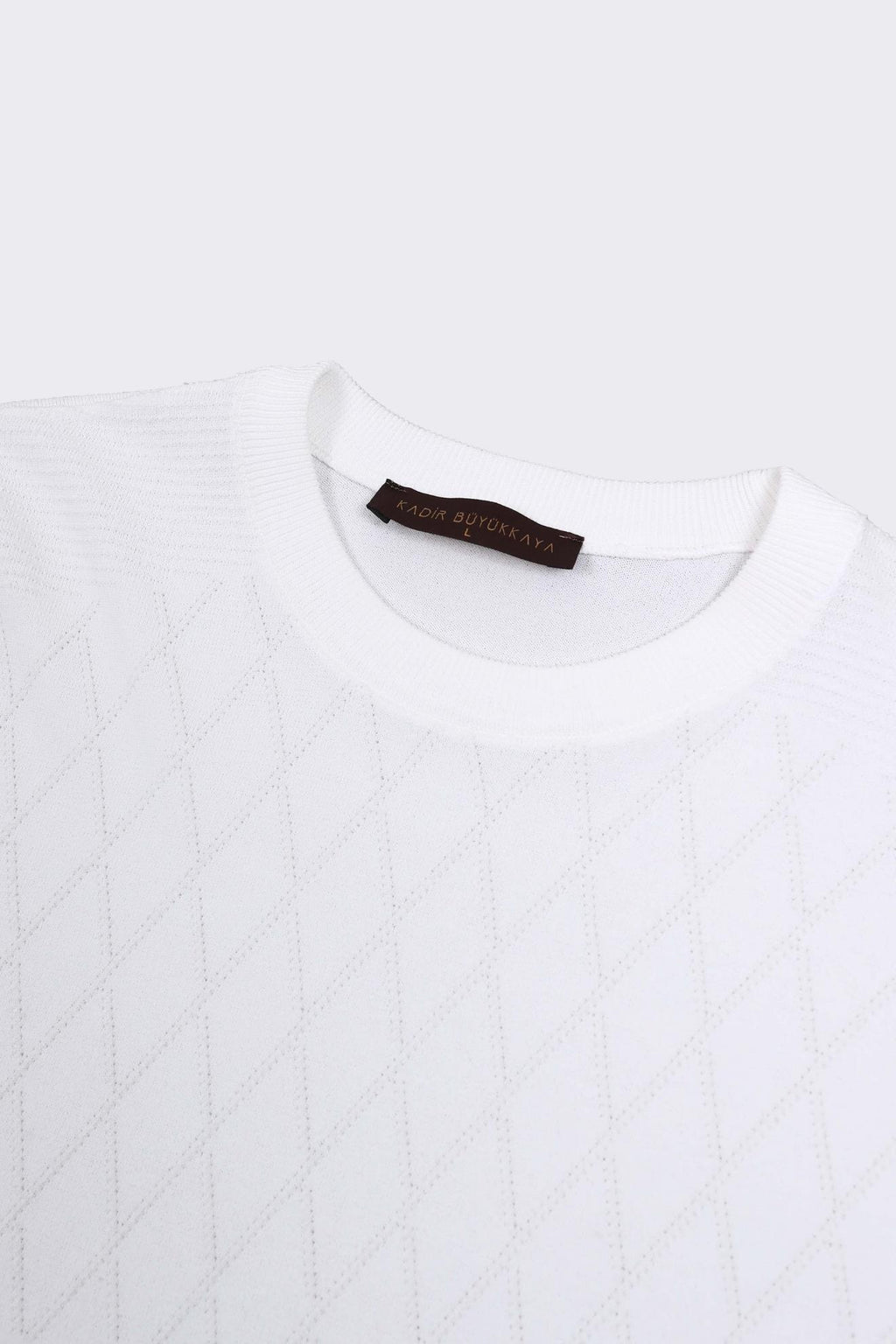 Bisiklet Yaka Kısa Kol Erkek T-Shirt-KAX6220S