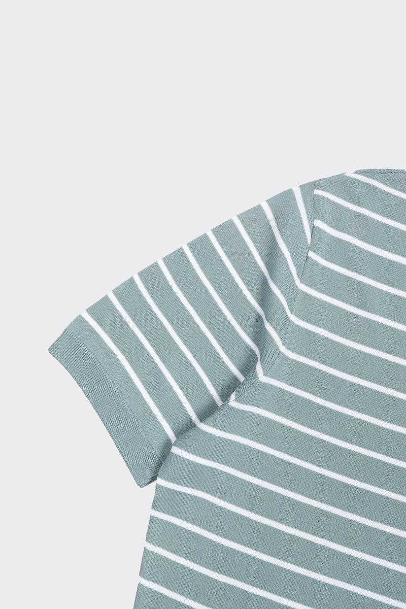 Bisiklet Yaka Kısa Kol Erkek T-Shirt-KAX6221S