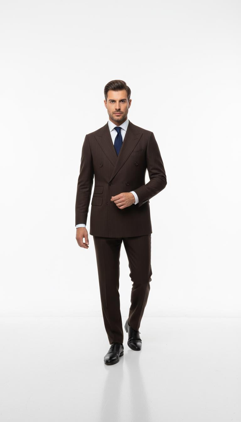 Bodoni Bauer Kruvaze Takım Elbise-W2501248