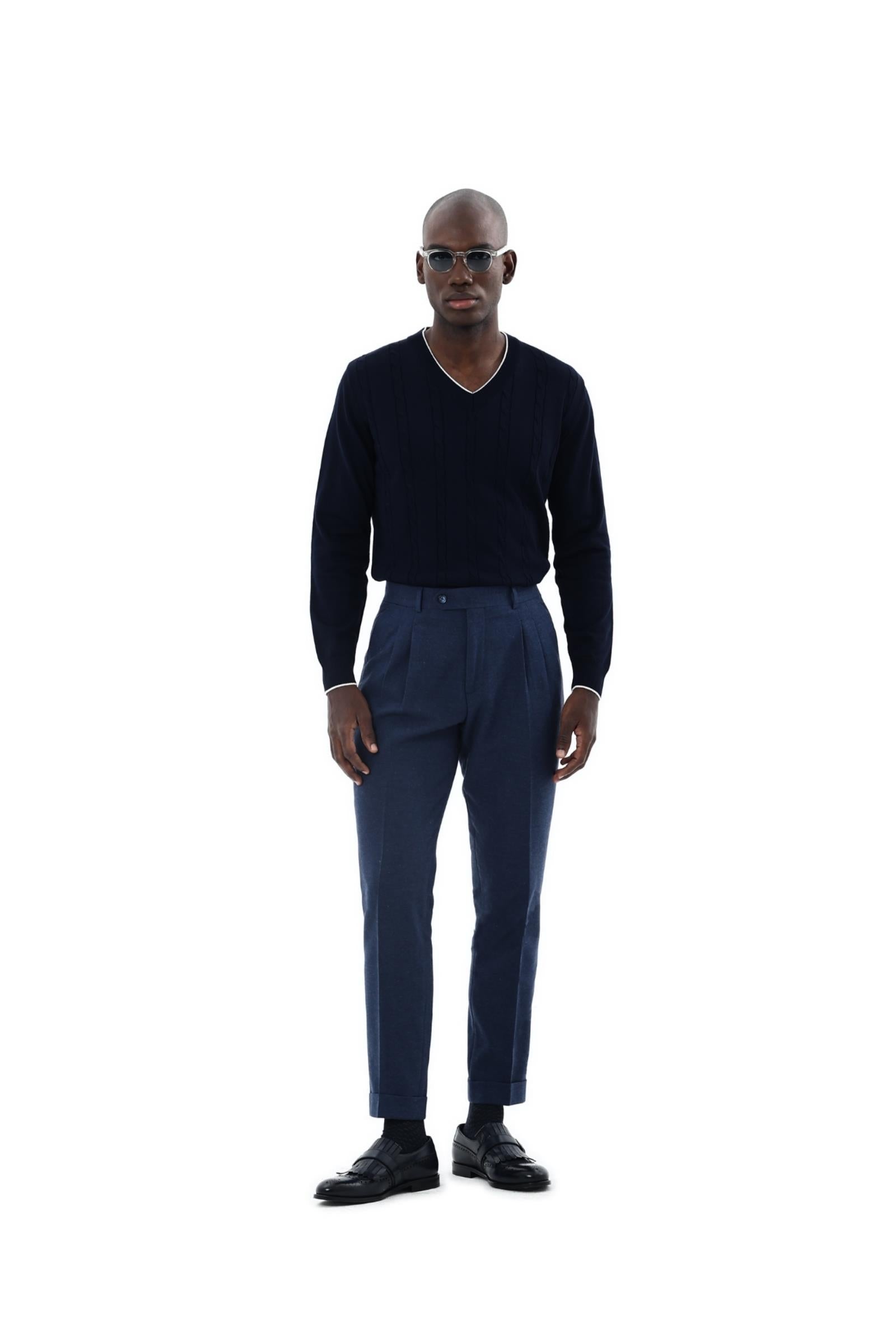 Çift Pile Pantolon-KAX2850W