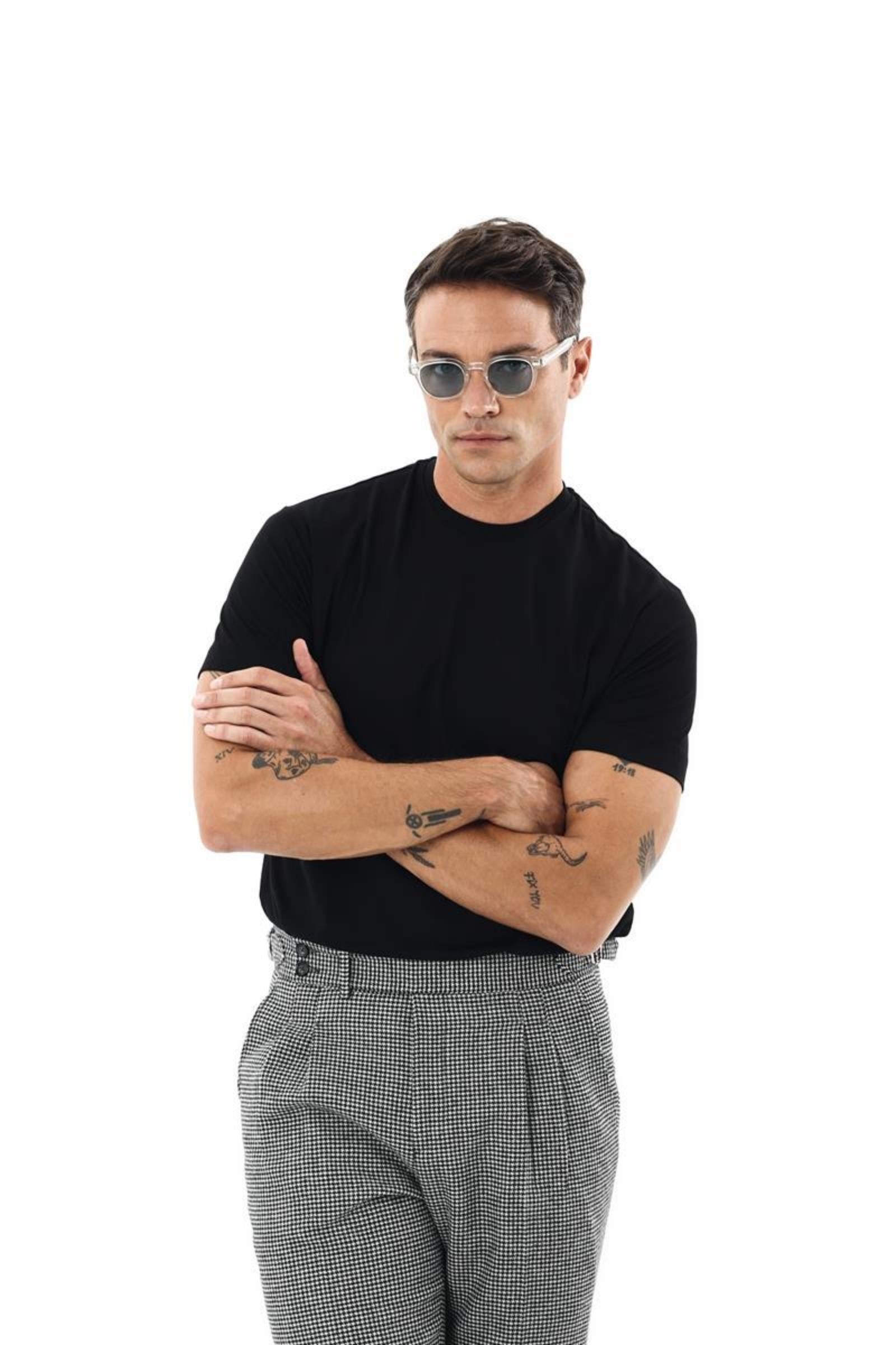 Erkek Çift Pile Pantolon-KAX2856W