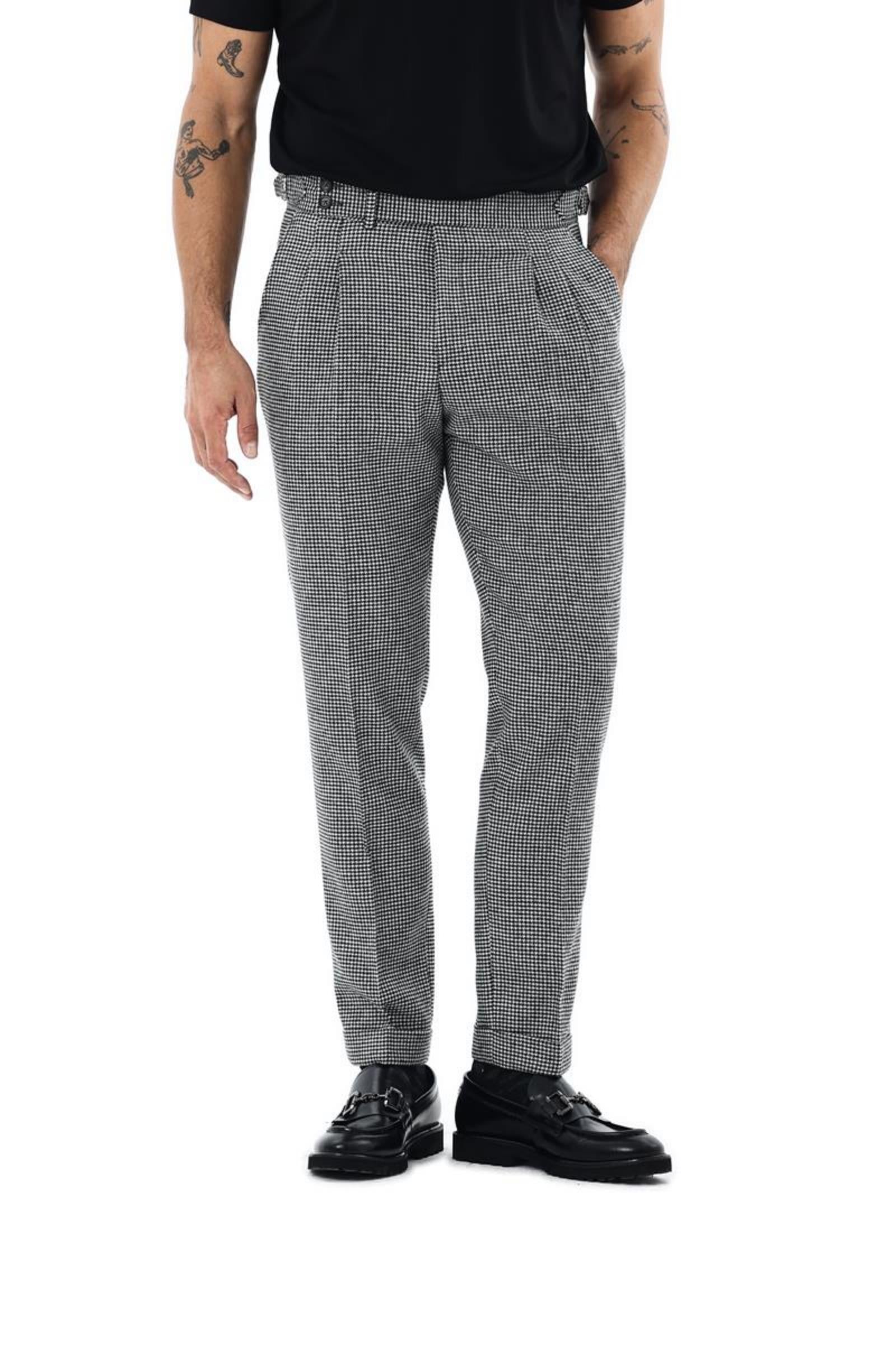 Erkek Çift Pile Pantolon-KAX2856W