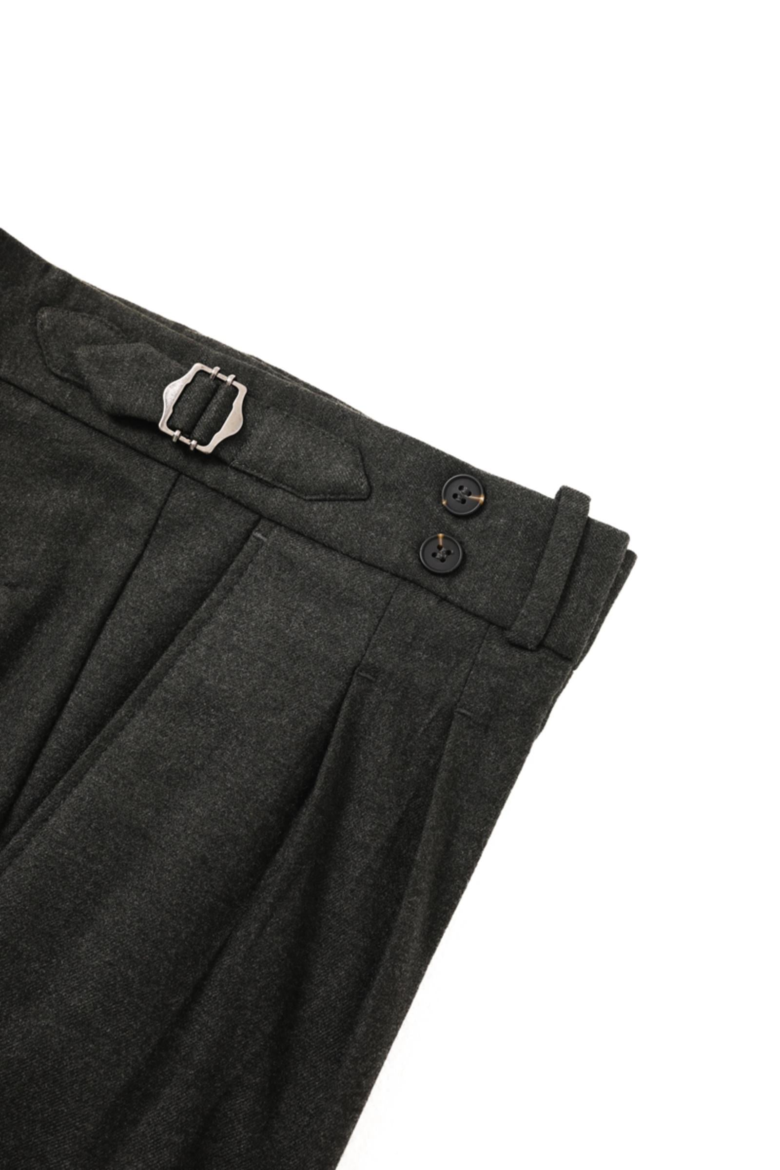 Viskon Kumaş Çift Pileli Erkek Pantolon-KAV2251W