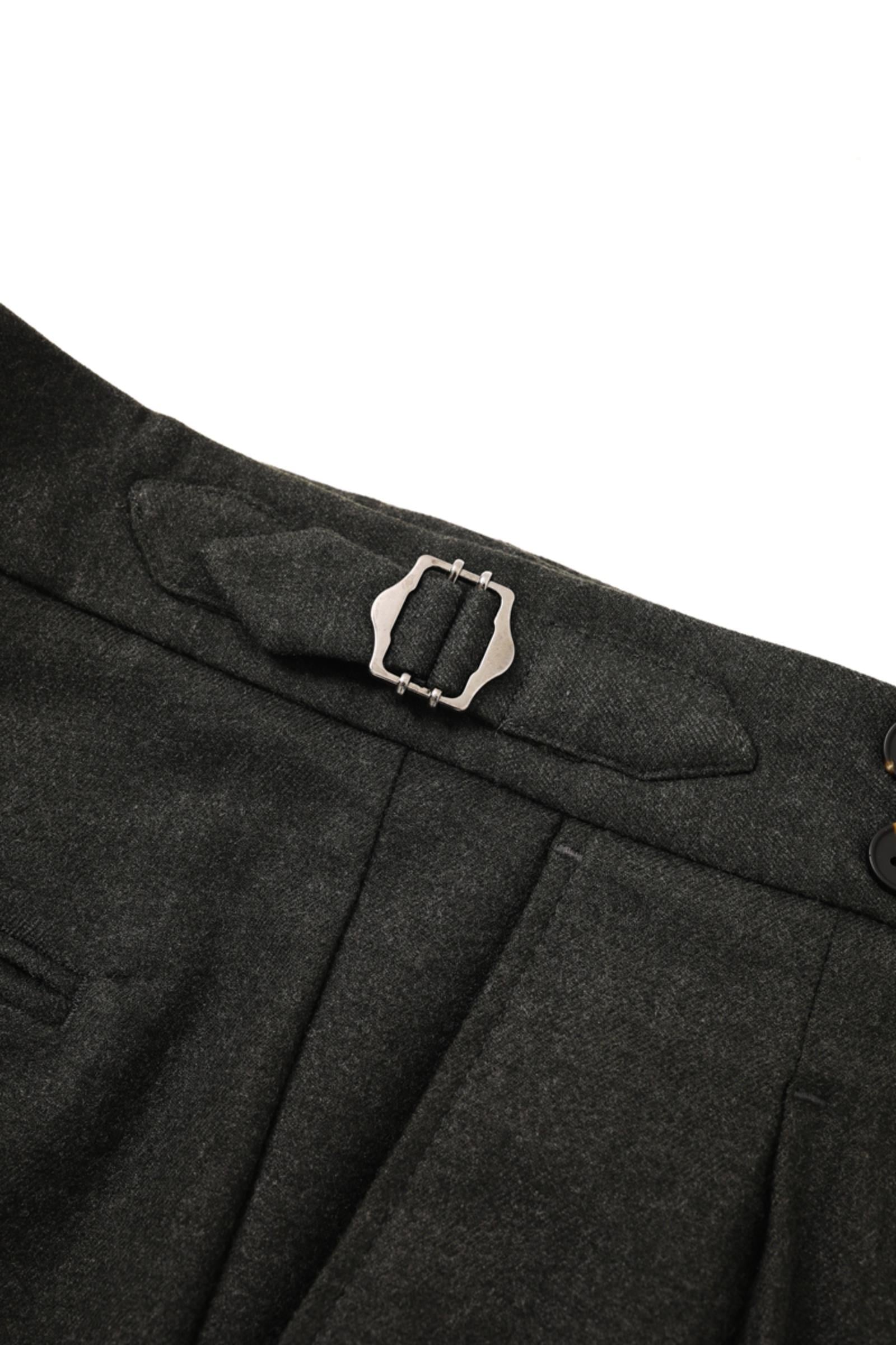 Viskon Kumaş Çift Pileli Erkek Pantolon-KAV2251W