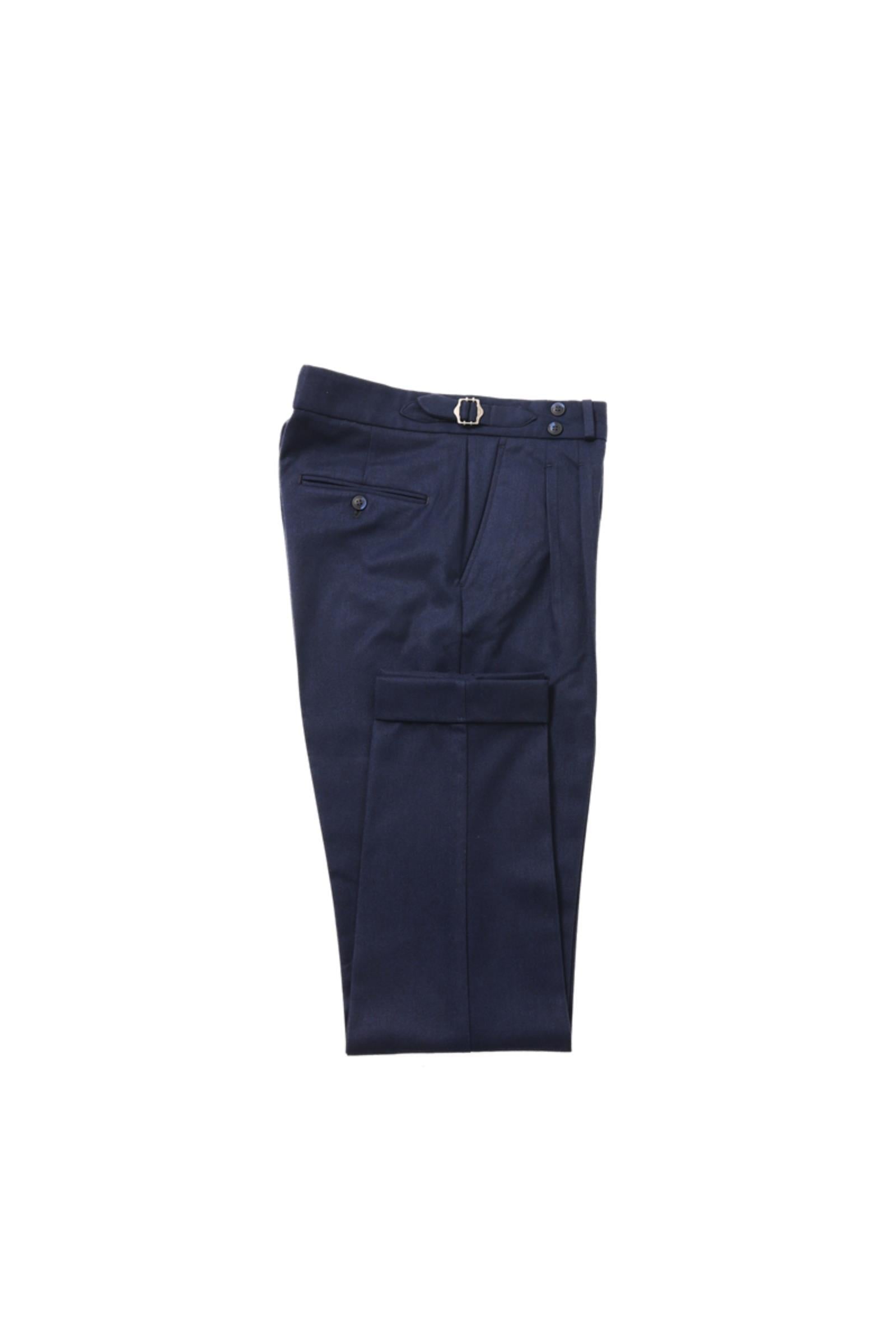 Viskon Kumaş Çift Pileli Erkek Pantolon-KAV2251W