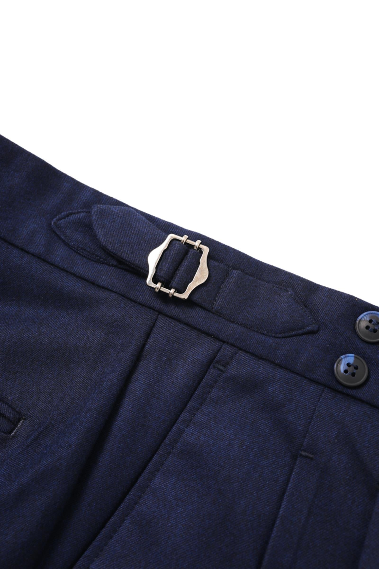 Viskon Kumaş Çift Pileli Erkek Pantolon-KAV2251W