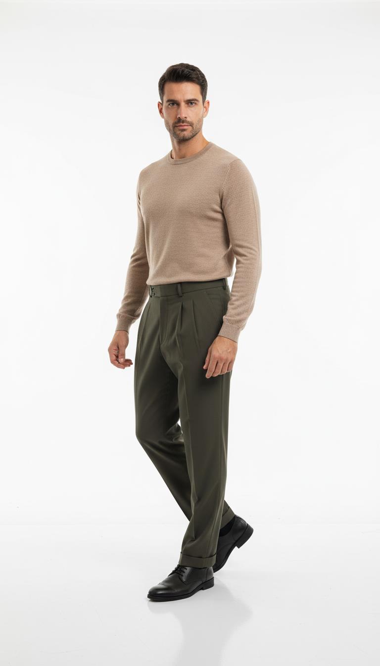 Çift Pile Pantolon Out-KAX2213S