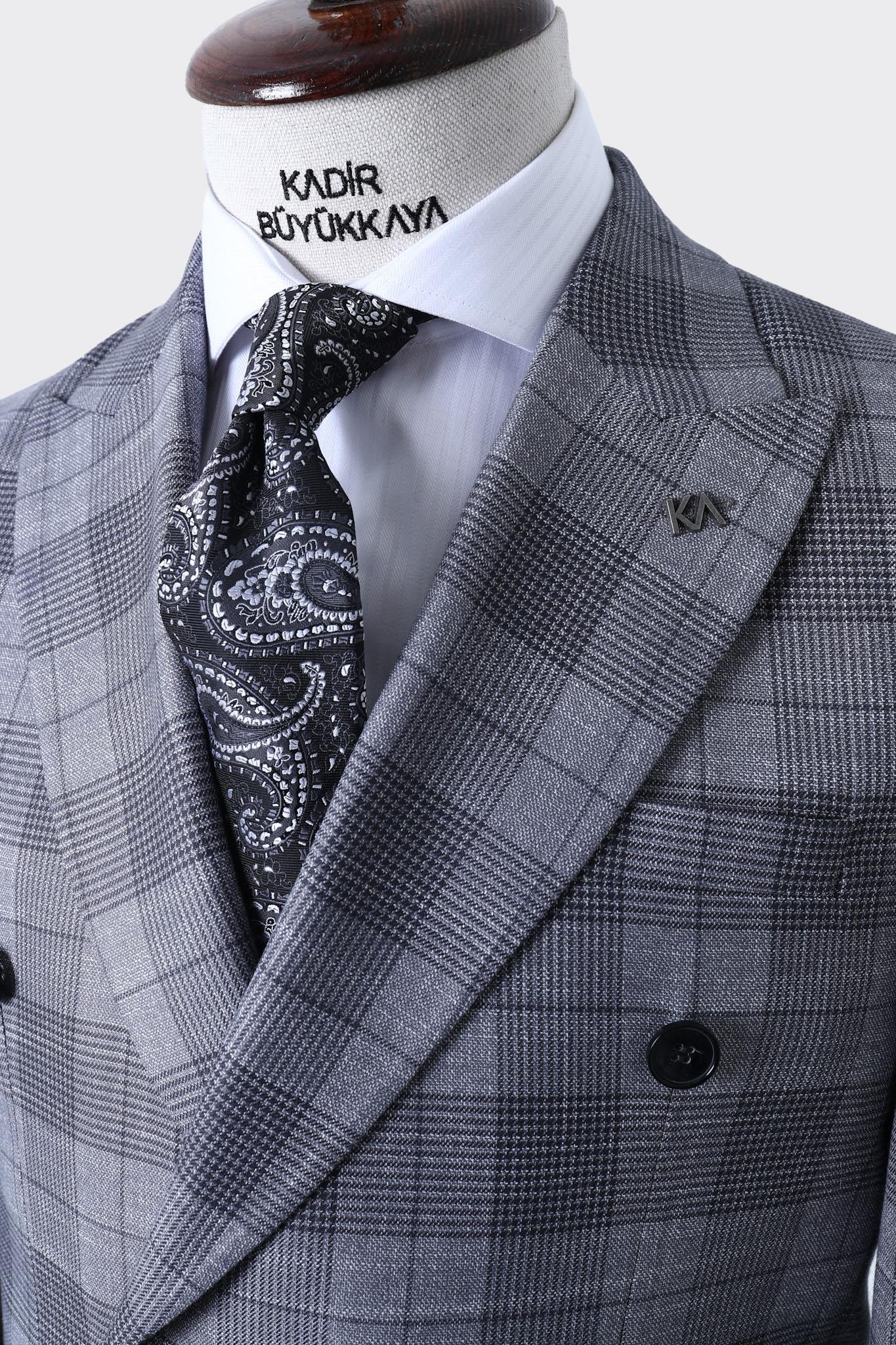 Nefes Alabilir Dayanıklı Kruvaze Erkek Ceket-KAW5228S