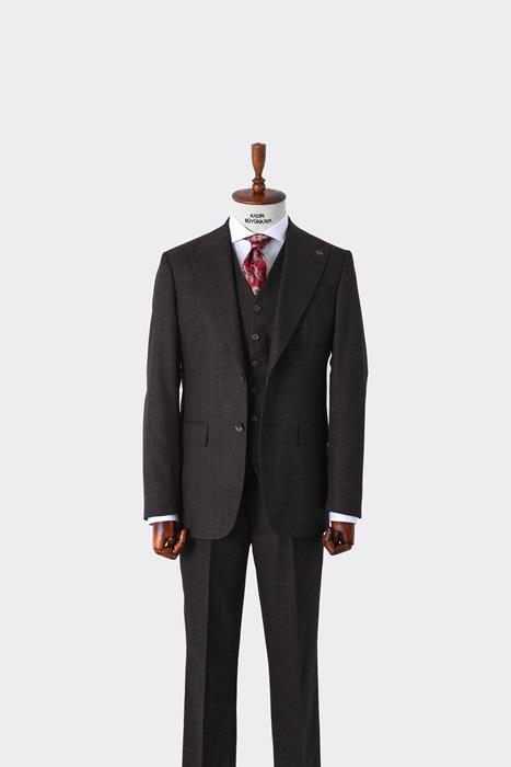 Modern Slim Fit Yelekli Takım Elbise-KAW1009S