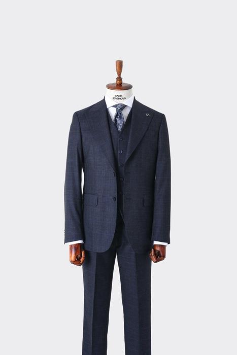 Modern Slim Fit Yelekli Takım Elbise-KAW1009S
