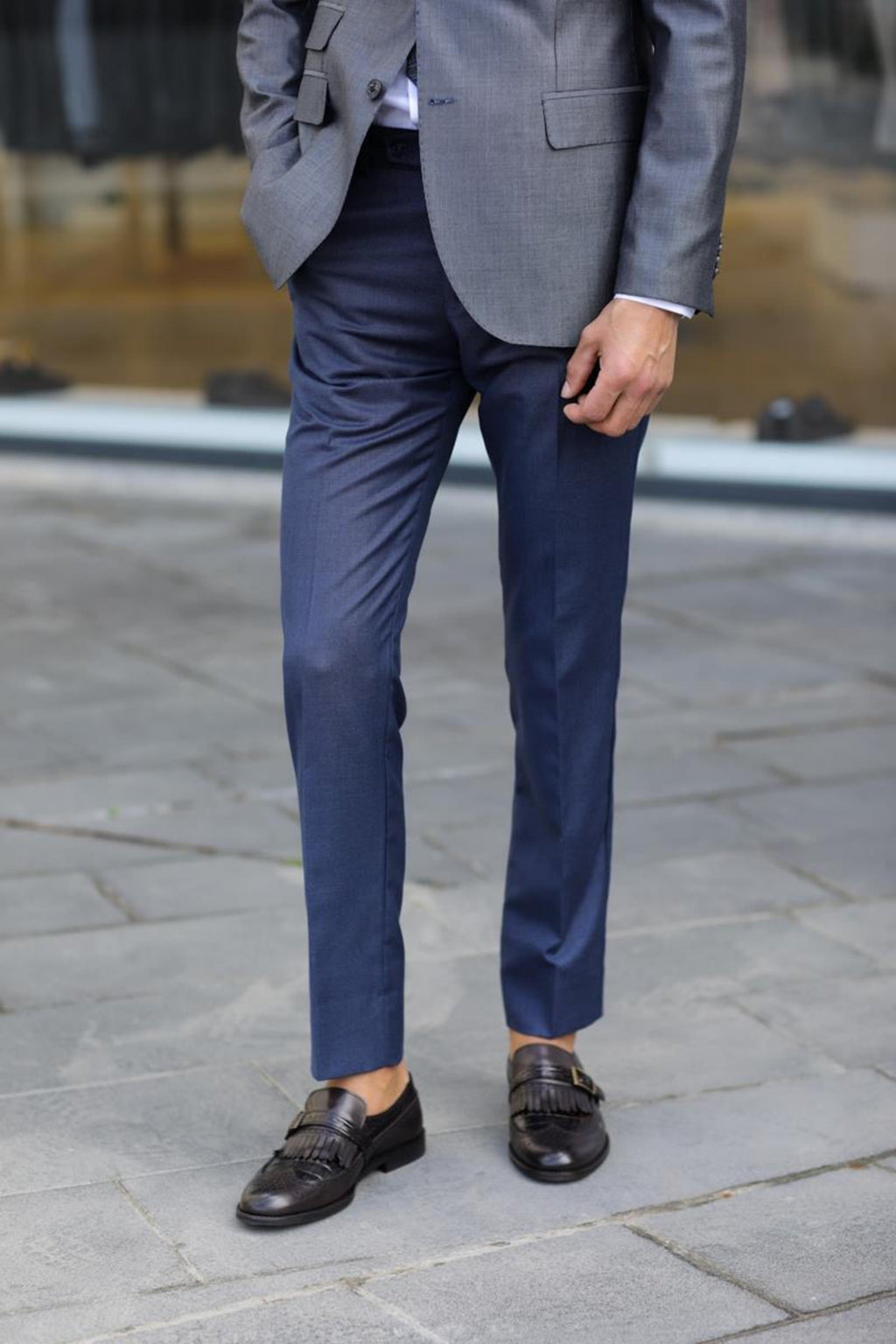 Erkek Slim Fit Ceket - Günlük Kullanım-KAV5026W