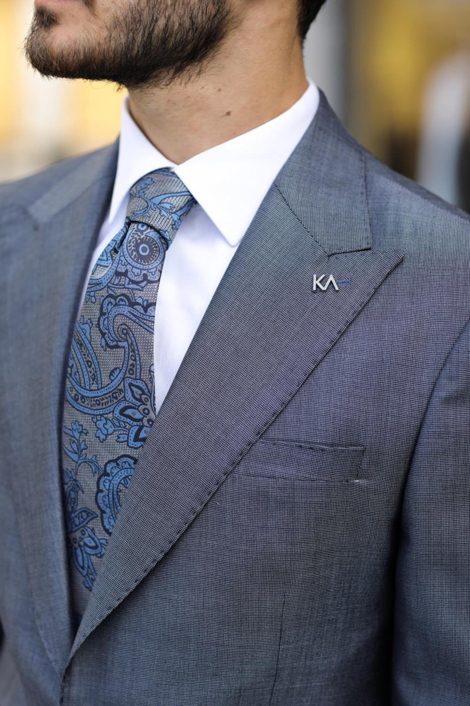 Erkek Slim Fit Ceket - Günlük Kullanım-KAV5026W