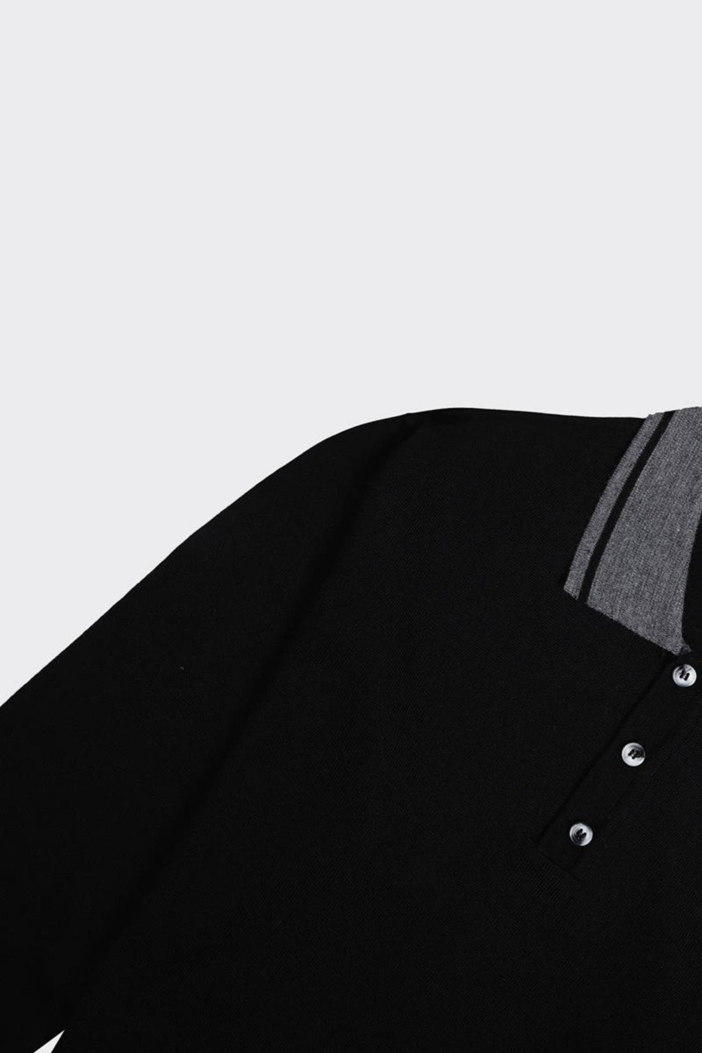 Erkek Düğmeli Polo Yaka Triko-KAX6703W