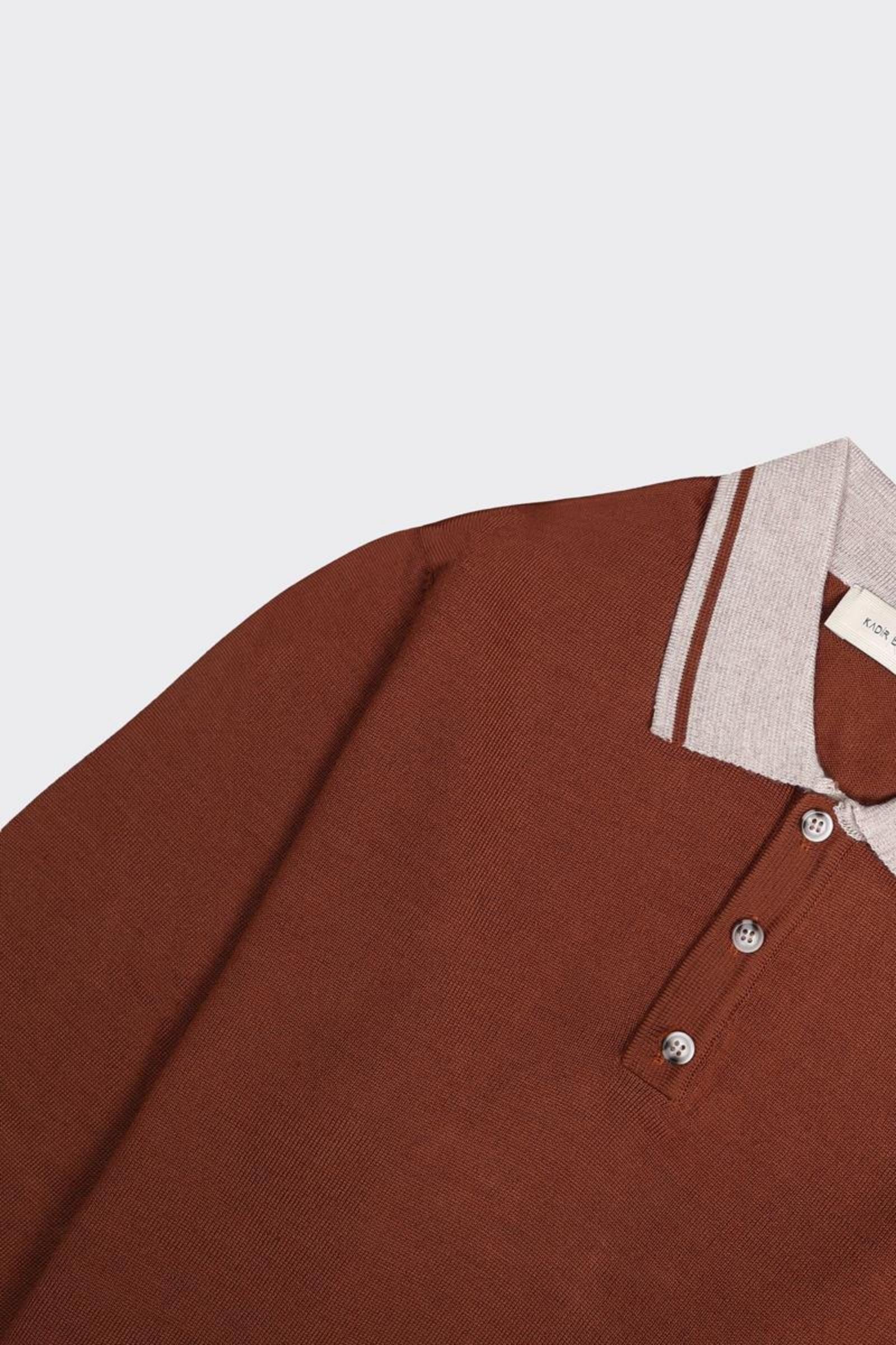 Erkek Düğmeli Polo Yaka Triko-KAX6703W