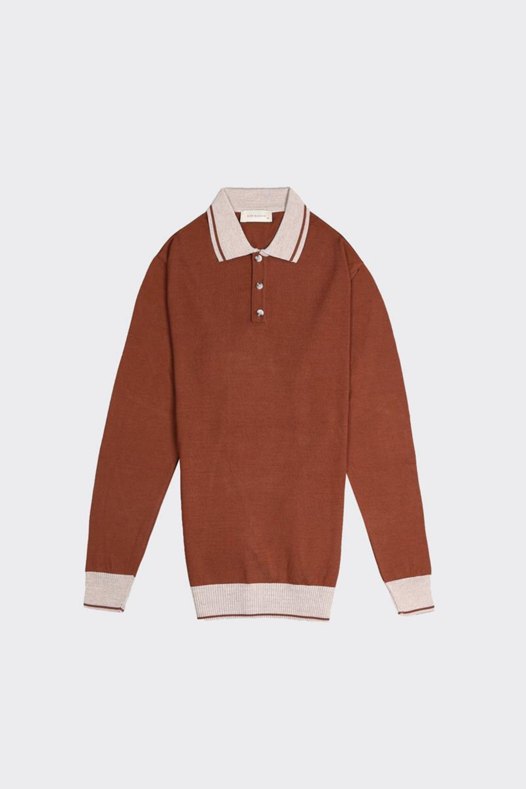 Erkek Düğmeli Polo Yaka Triko-KAX6703W