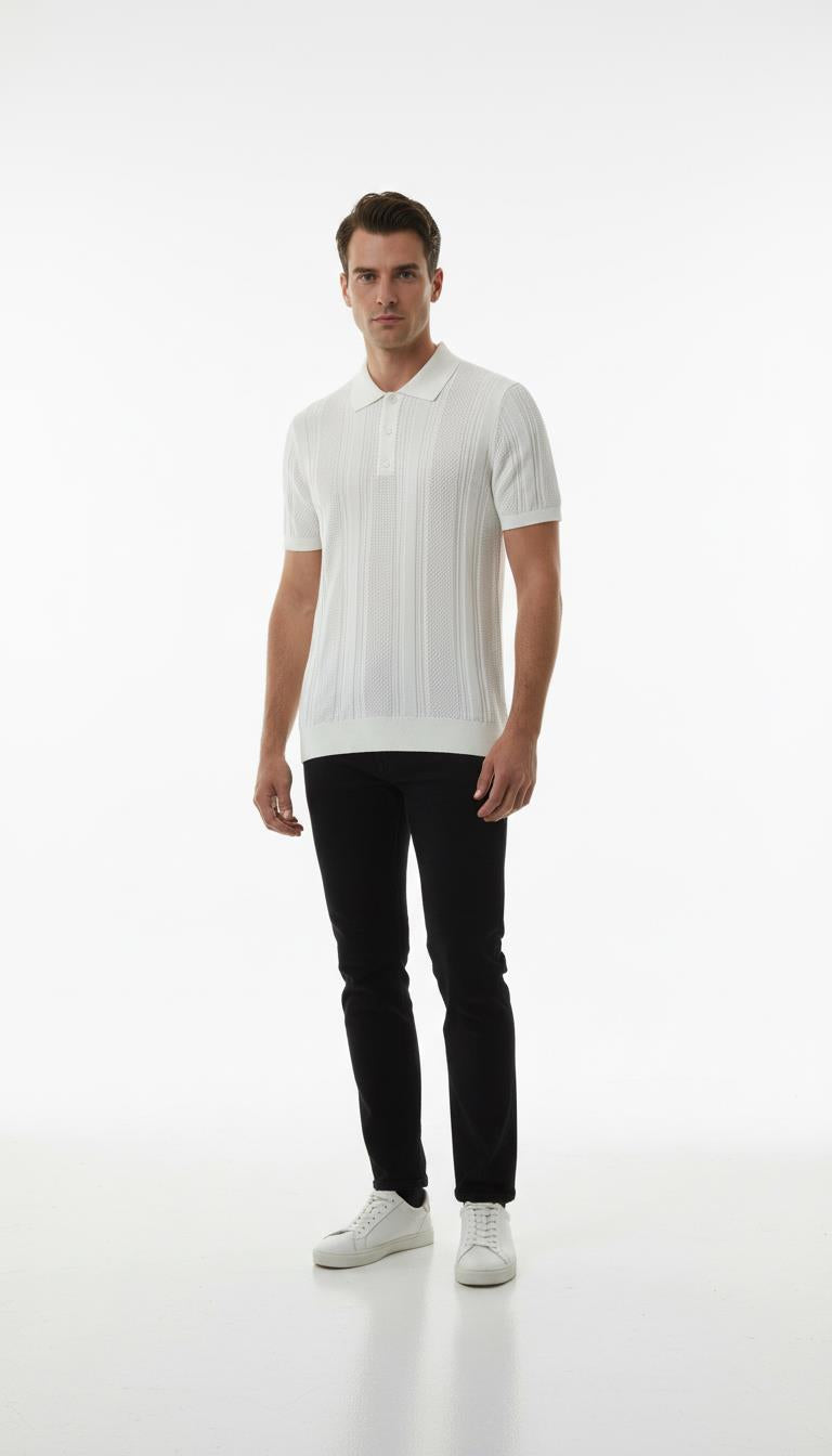 Düğm.Polo Yaka K.Kol T-Shirt Out-KAB6015S