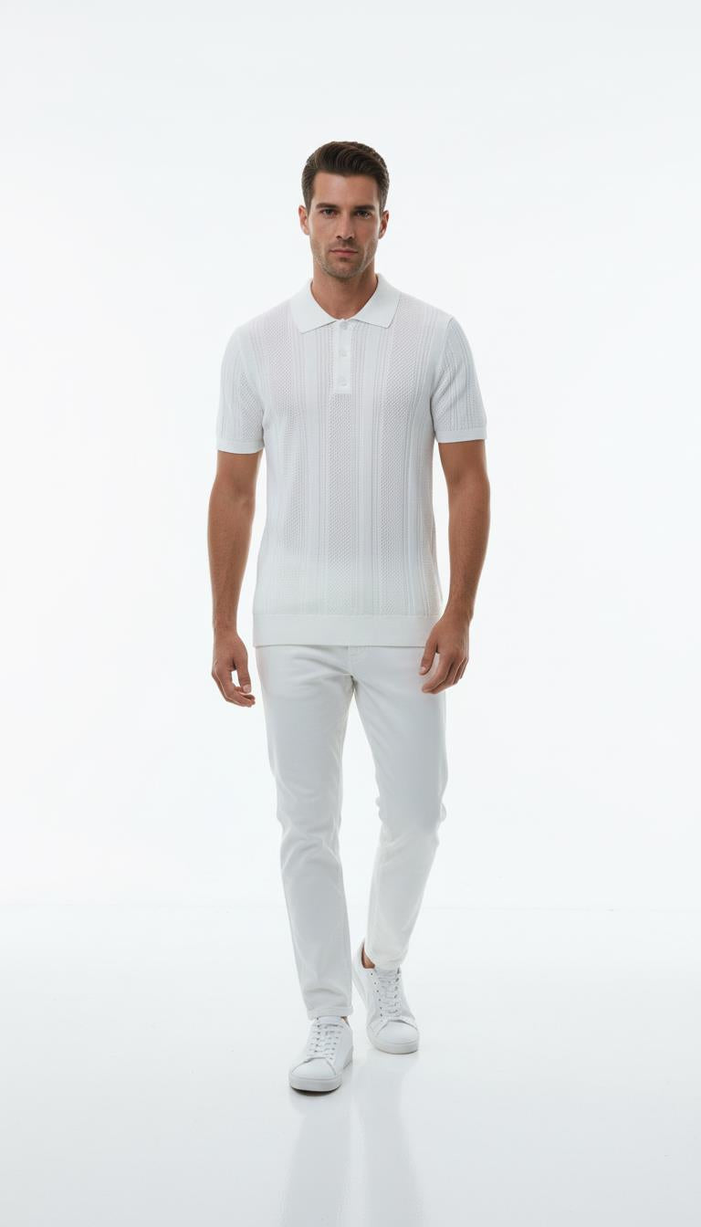 Düğm.Polo Yaka K.Kol T-Shirt Out-KAB6015S